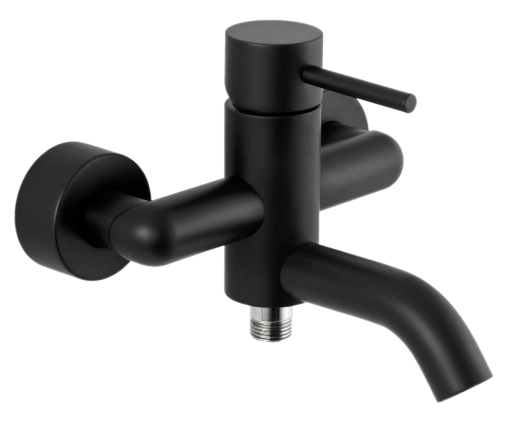 Смеситель для ванны Remer X Style X05NO, чёрный матовый