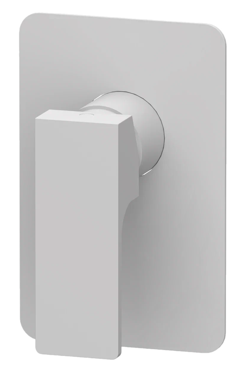 Смеситель для душа Remer Absolute AU30BO, белый матовый