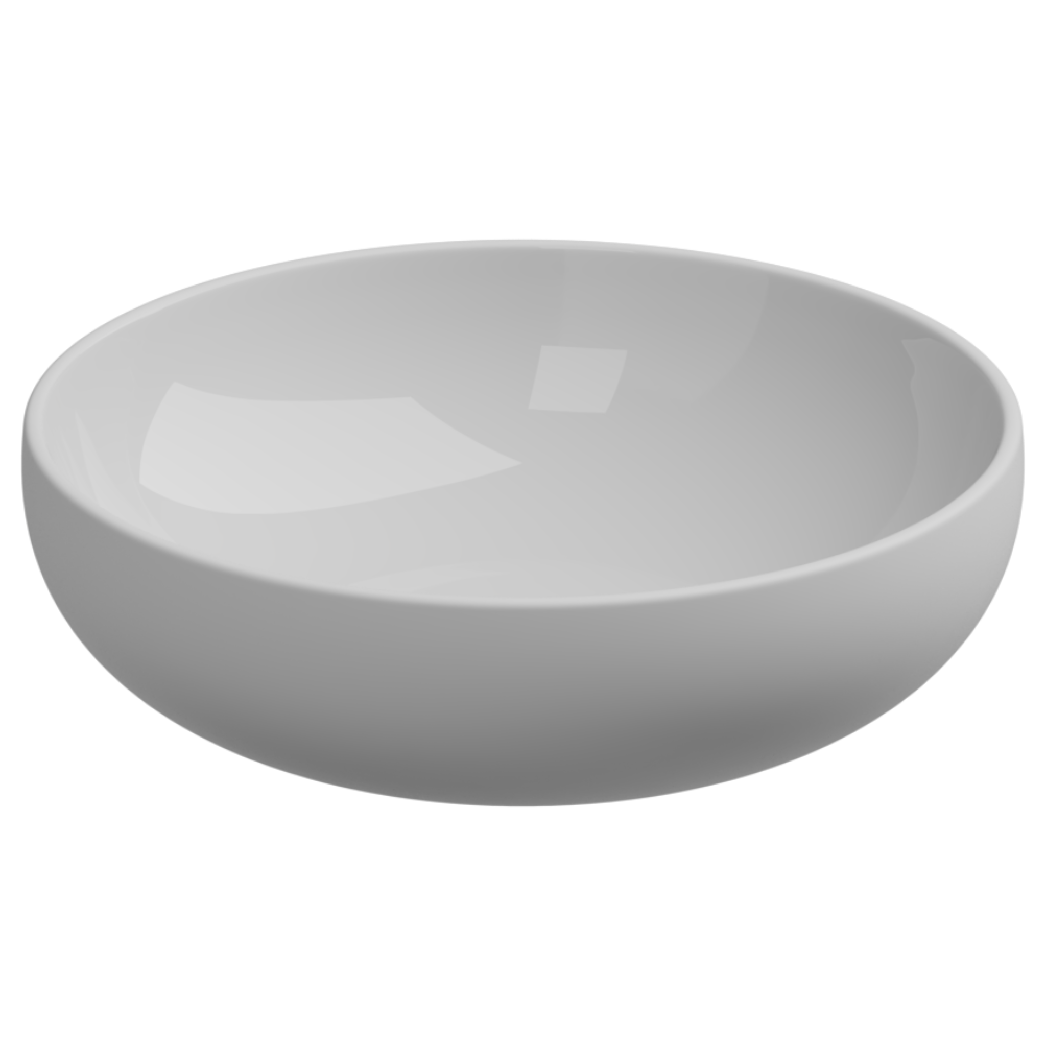 Раковина накладная биколор 45 см GSG Ceramic Design Easy EALAVRO45BI000/001, White/White Matt