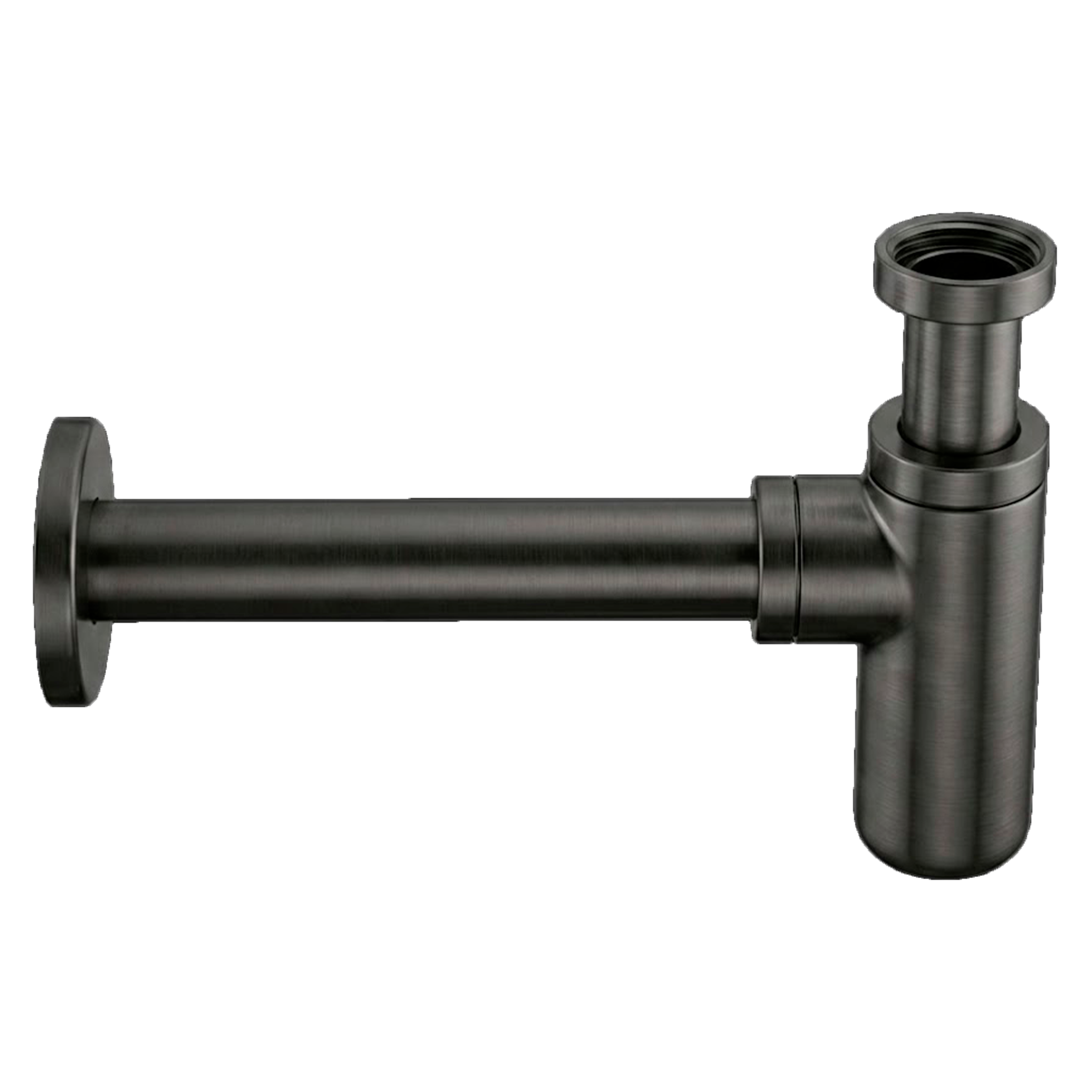 Сифон 1”1/4 Remer 958LCFP, черный брашированный хром