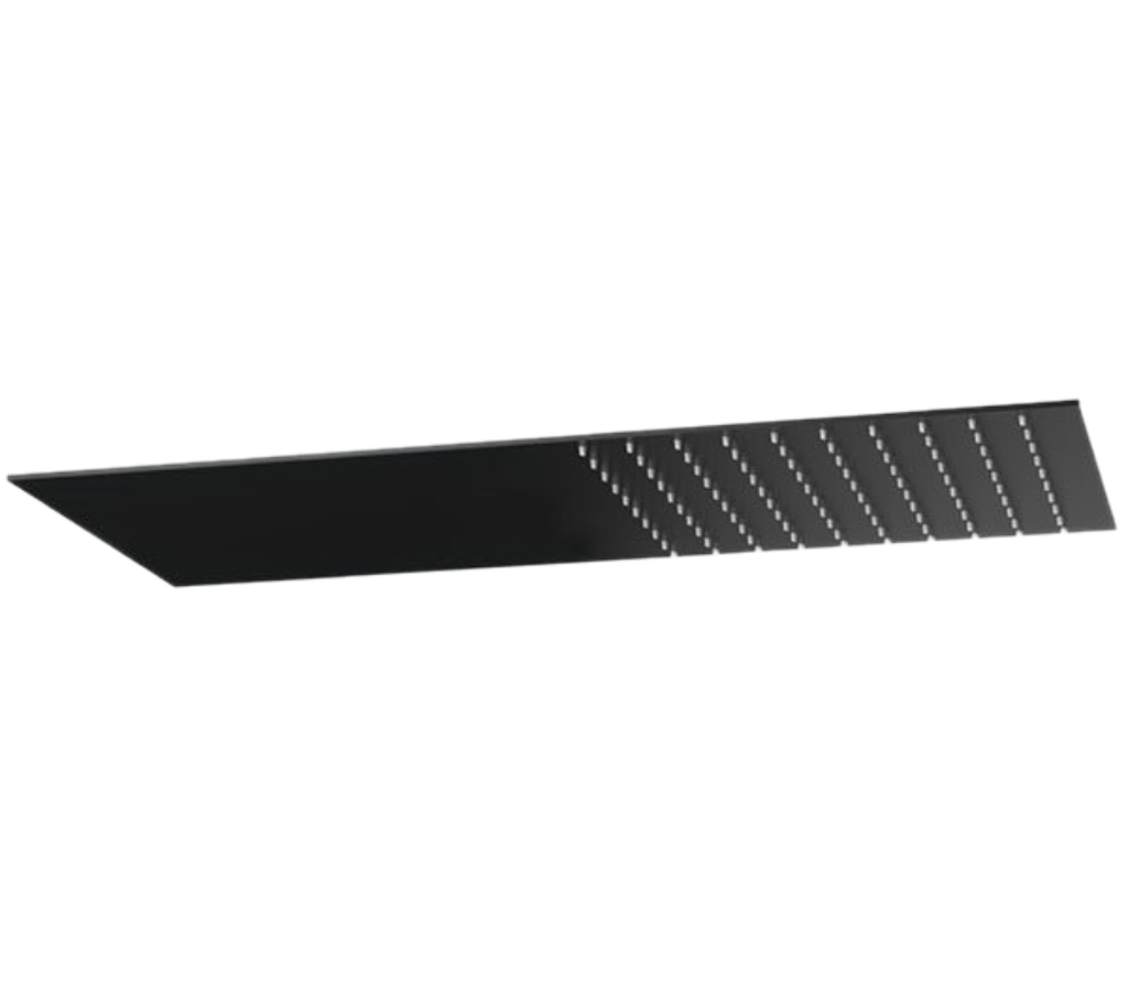 Верхний душ настенный 50x25 см Remer 350UFNOX, черный матовый