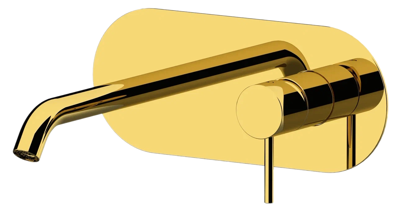 Смеситель для раковины Remer X Style X15DO, золото глянцевое