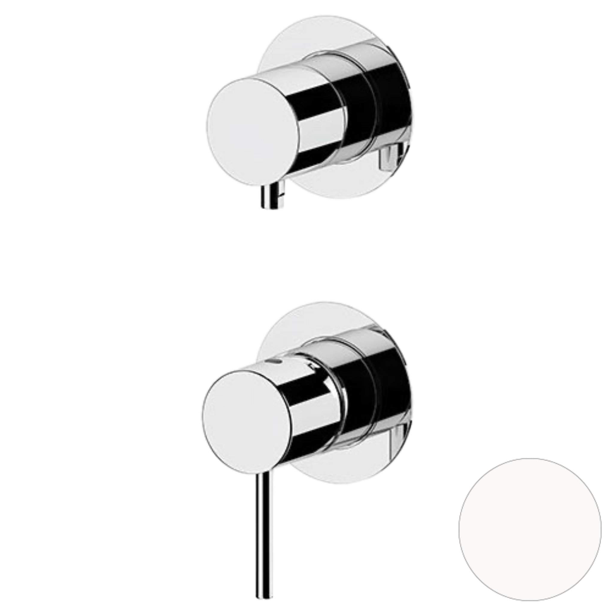 Смеситель для душа Remer X Style X92PWBBO, белый матовый