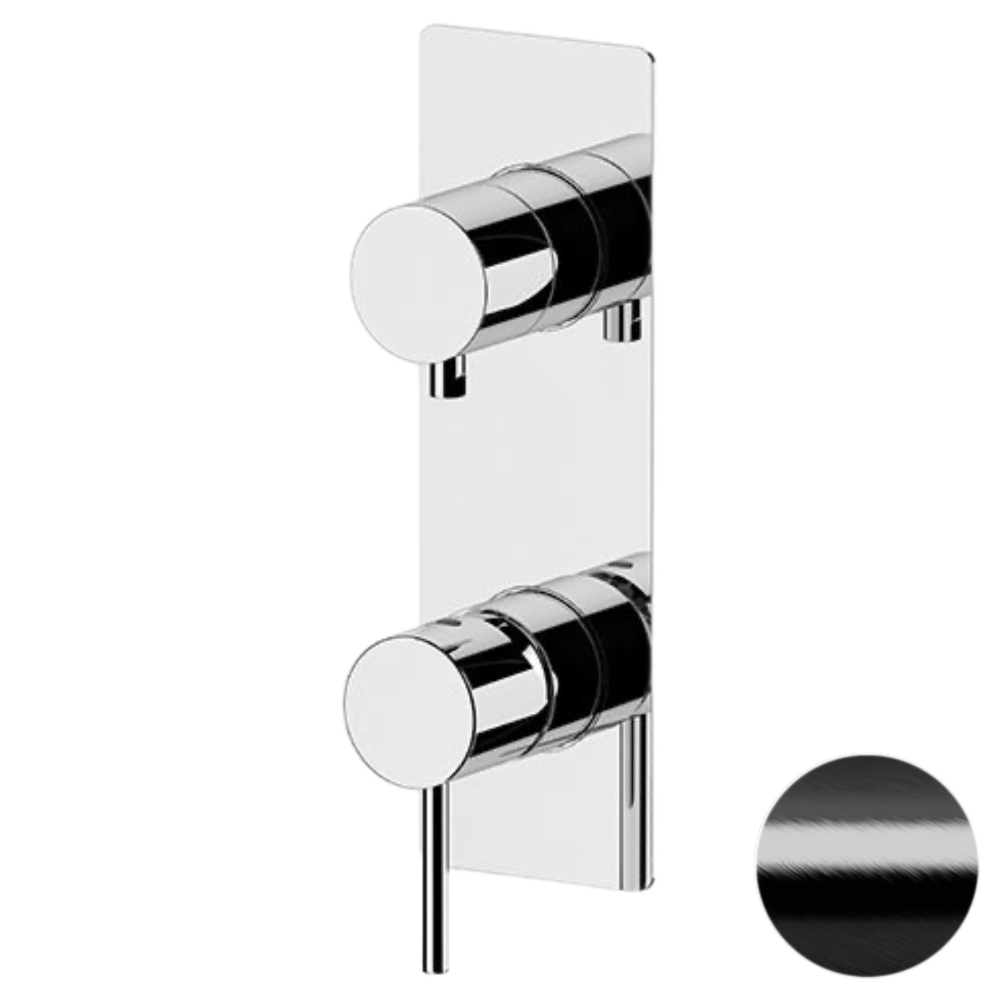Смеситель для душа Remer X Style X92WBCFP, черный брашированный хром