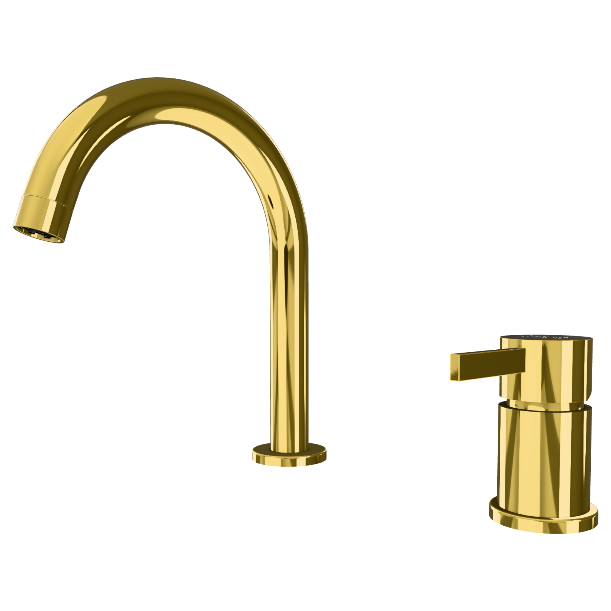 Смеситель для раковины Remer Metrica MC57DO, золото глянцевое