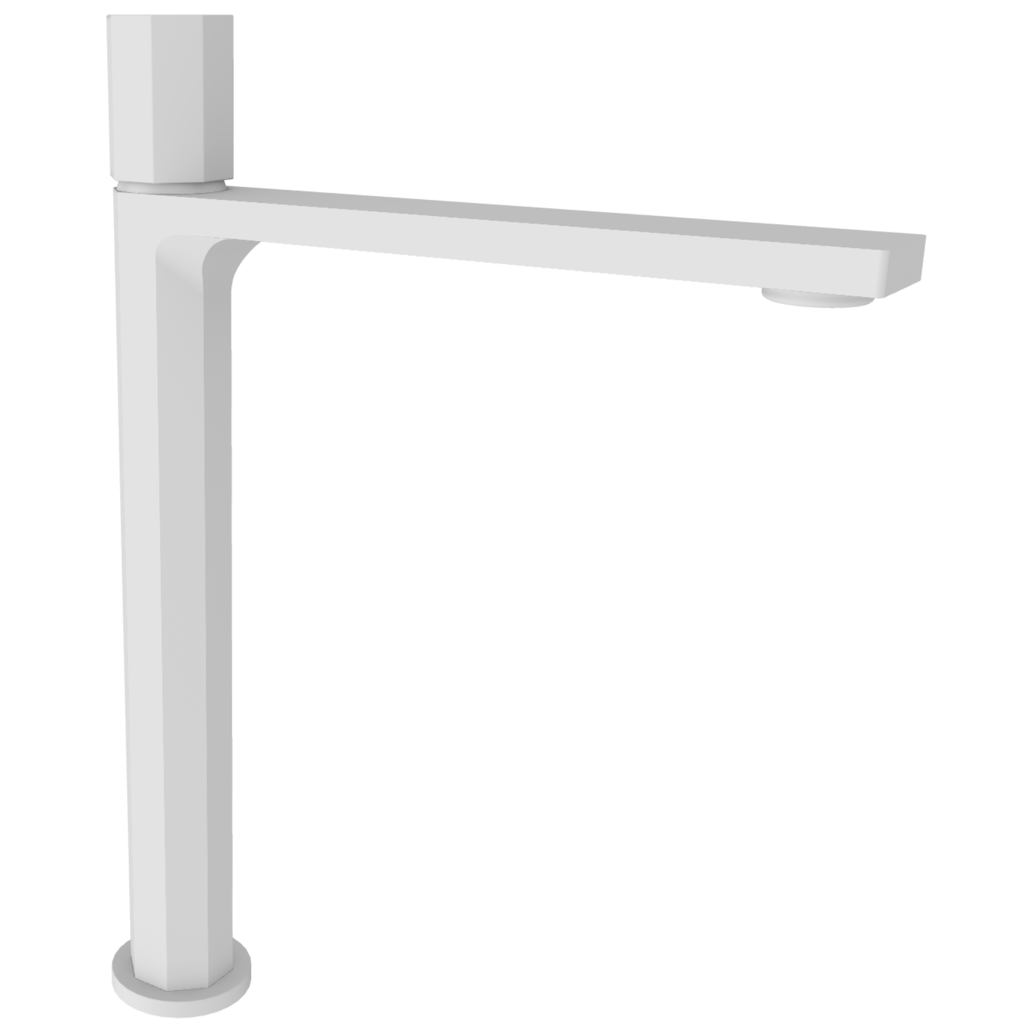 Смеситель для раковины Remer Ottagono ON11LXLBO, белый матовый