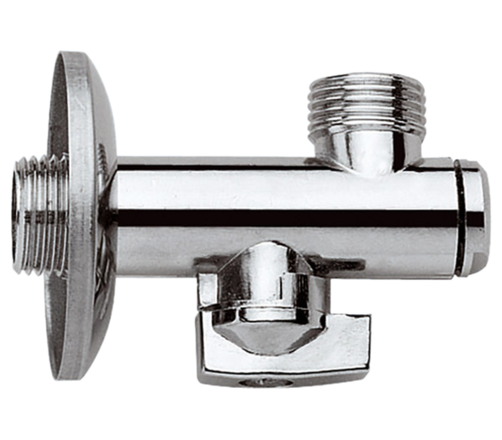 Запорный вентиль с фильтром 1/2*3/4 Remer 1231234