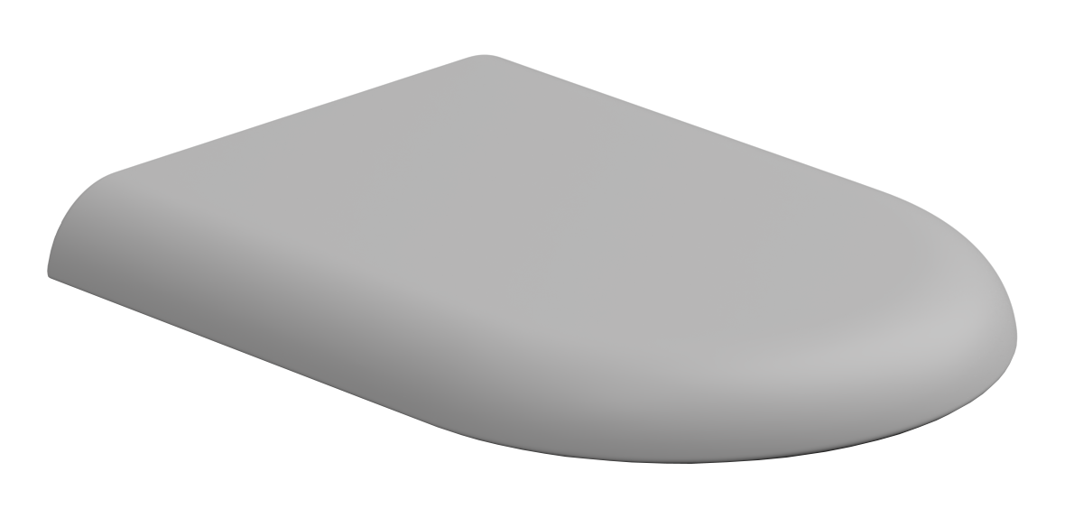 Крышка с сиденьем для подвесного унитаза с микролифтом GSG Ceramic Design Petra PECOPRTICR033, Perla Matt