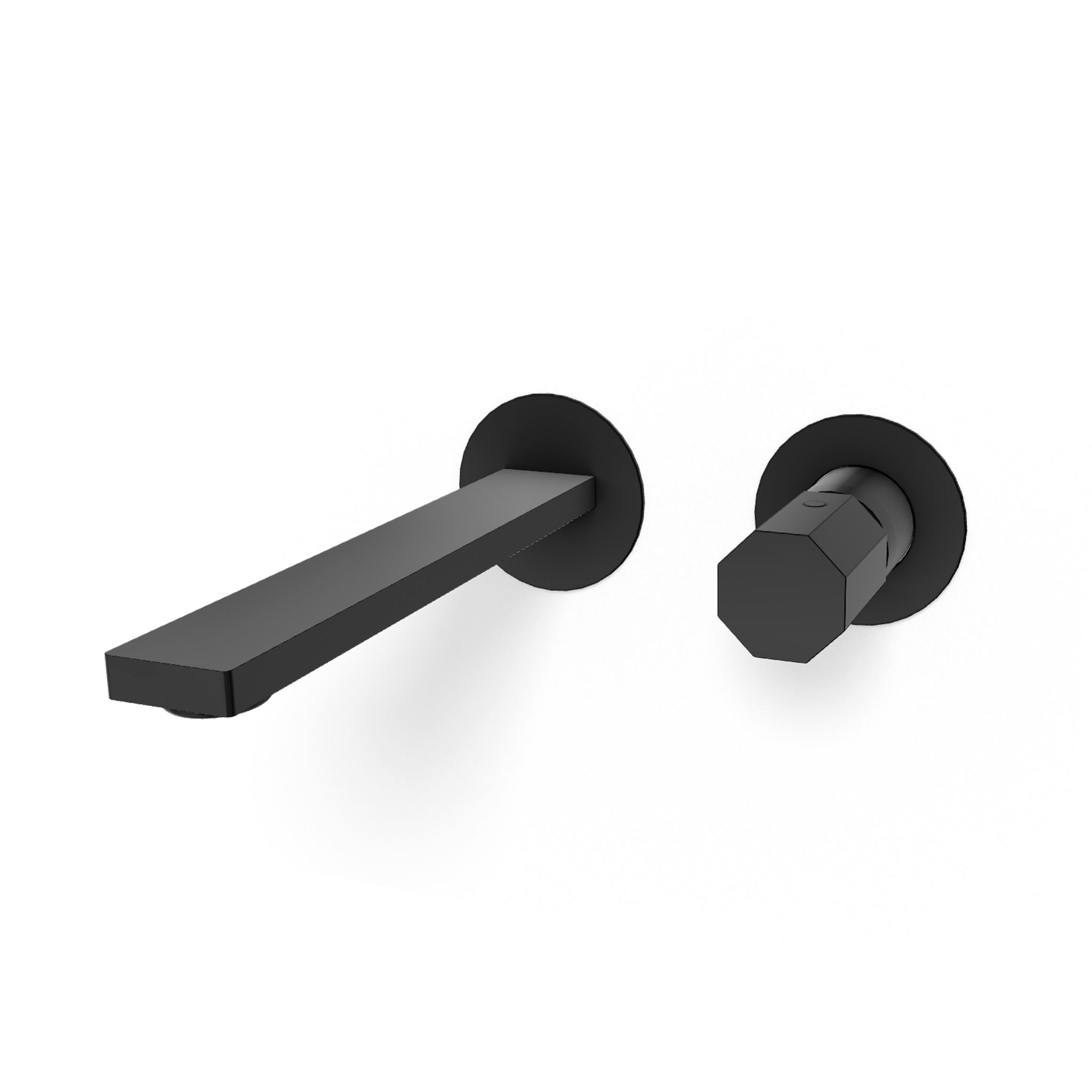 Смеситель для раковины Remer Ottagono ON15PWBCFP, черный брашированный хром