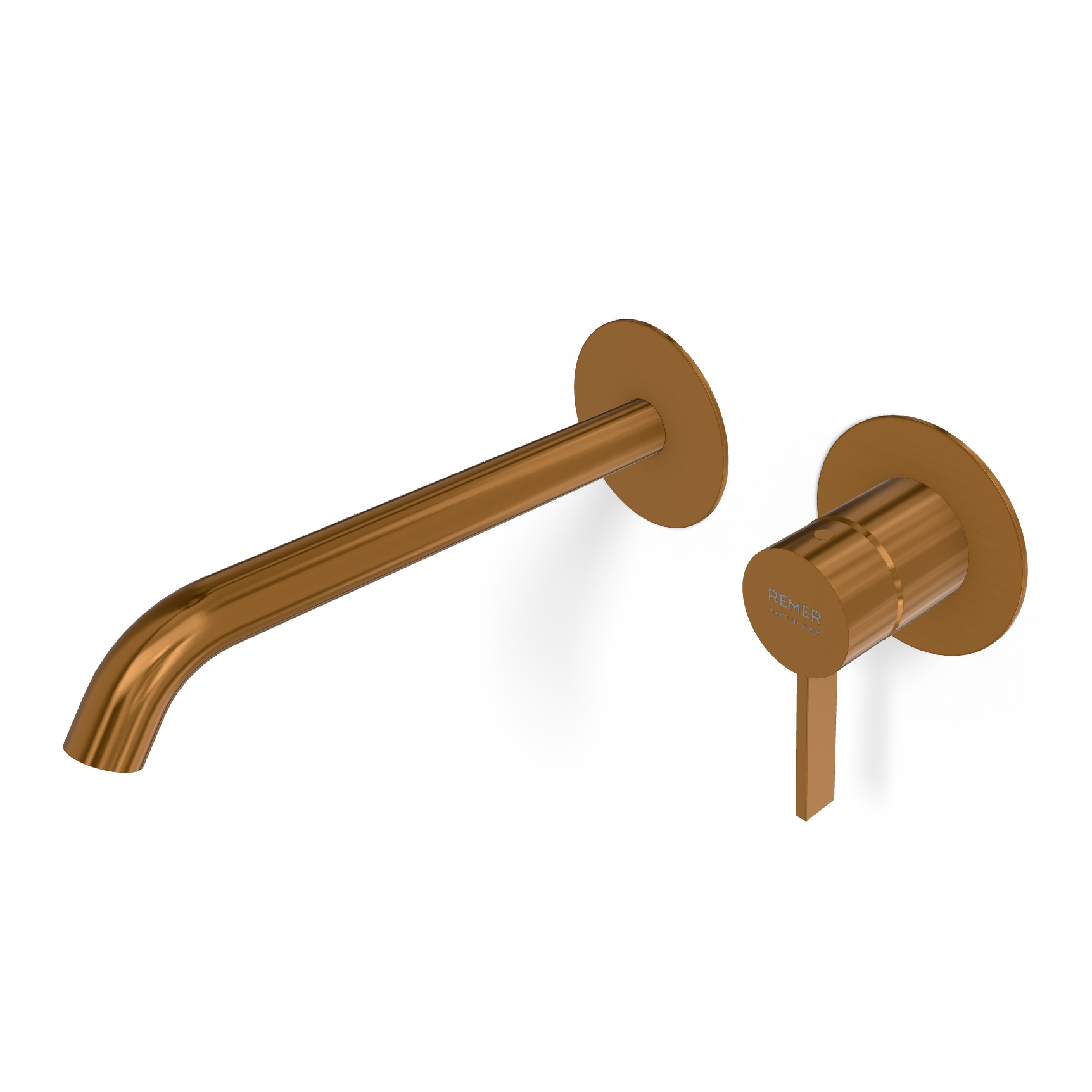 Смеситель для раковины Remer Metrica MC15PLWBCU, медь брашированная PVD