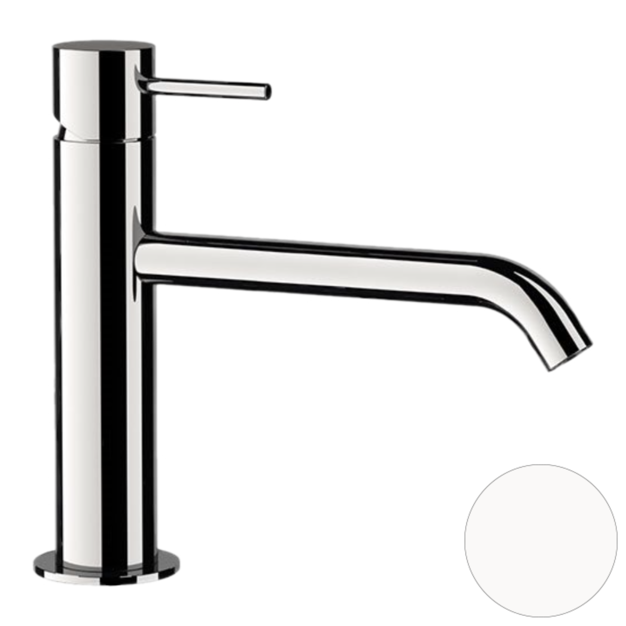 Смеситель для раковины Remer X Style X12ABO, белый матовый