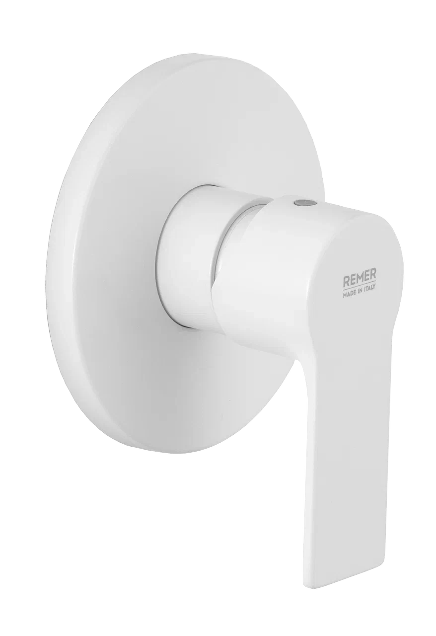 Смеситель для душа Remer Energy EY30BO, белый матовый
