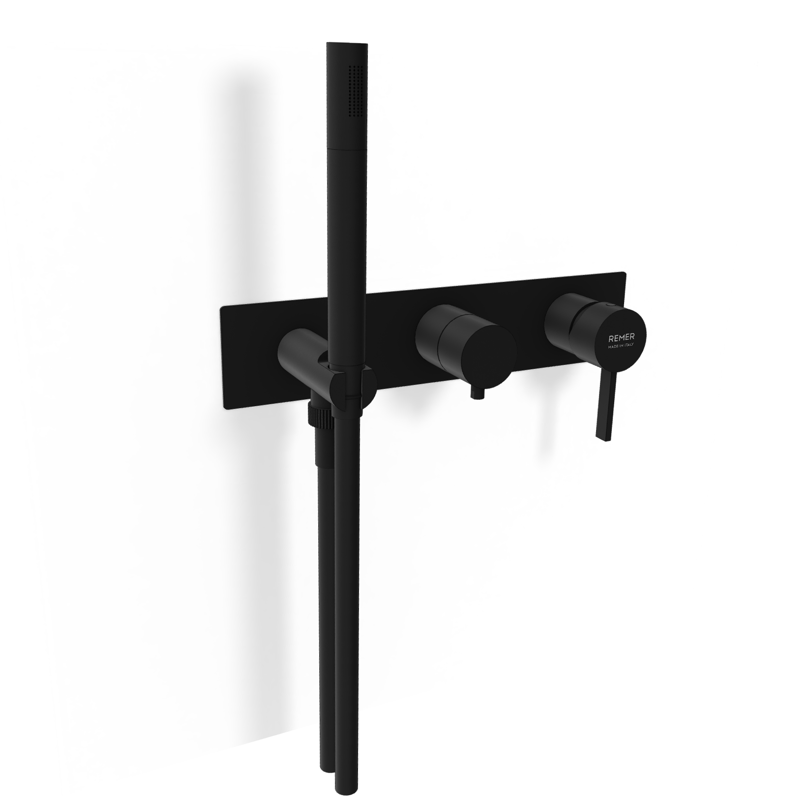 Смеситель для душа Remer Metrica MC97D3WBNO, черный матовый