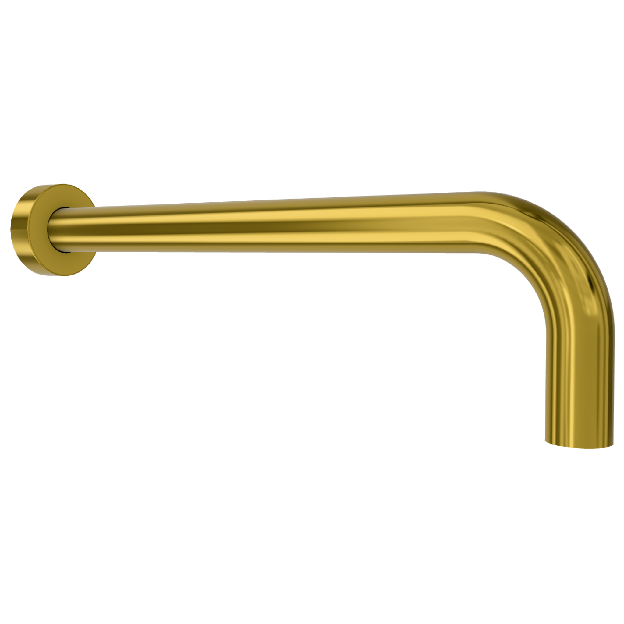 Кронштейн для верхнего душа 30 см Remer 343L30GP, золото глянцевое PVD