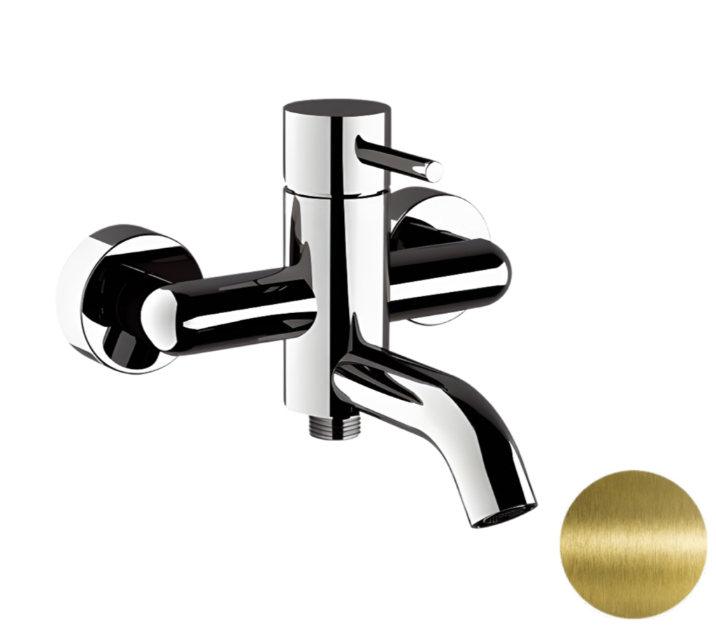 Смеситель для ванны Remer X Style X05VO, состаренная латунь