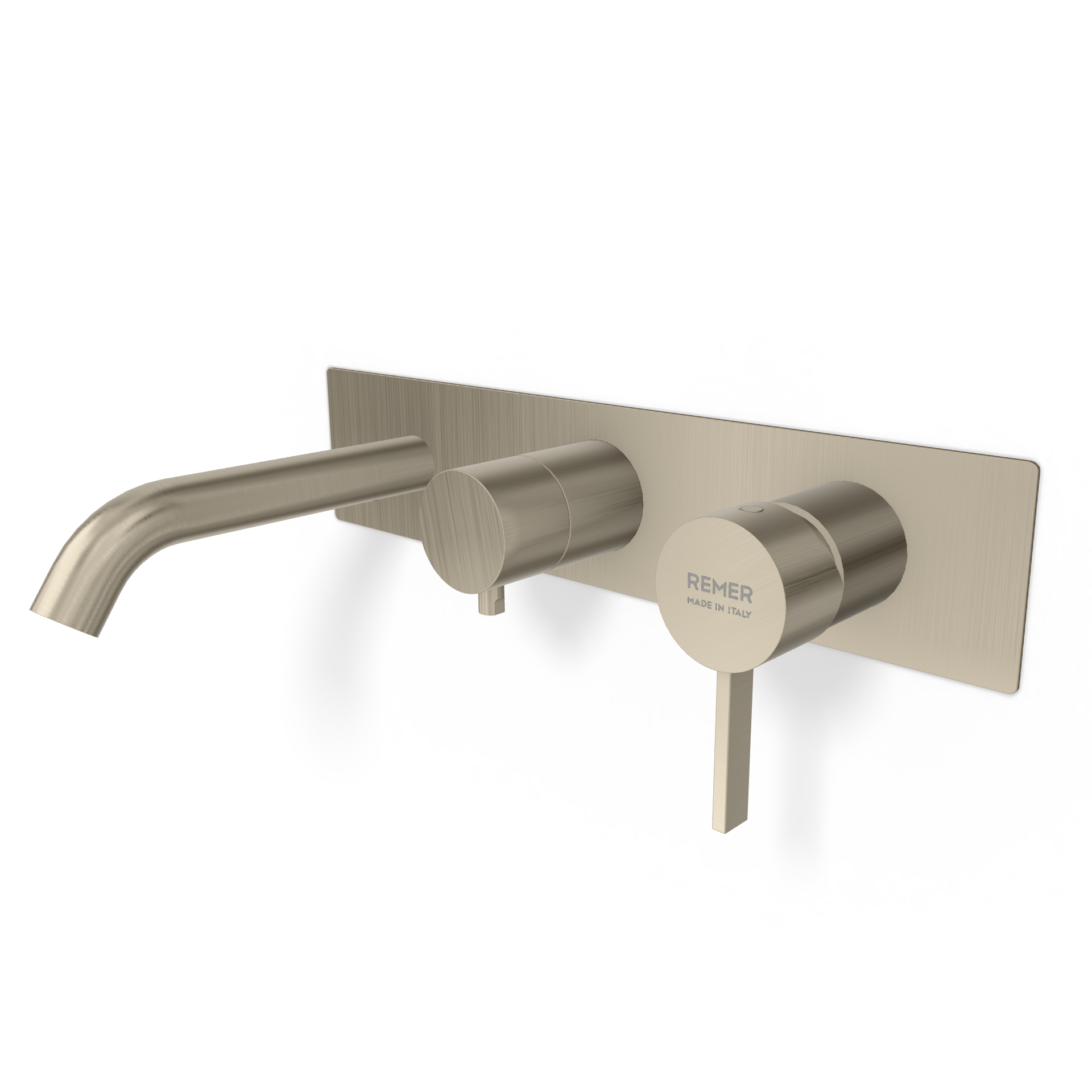 Смеситель для ванны Remer Metrica MC54D3WBXV, сталь