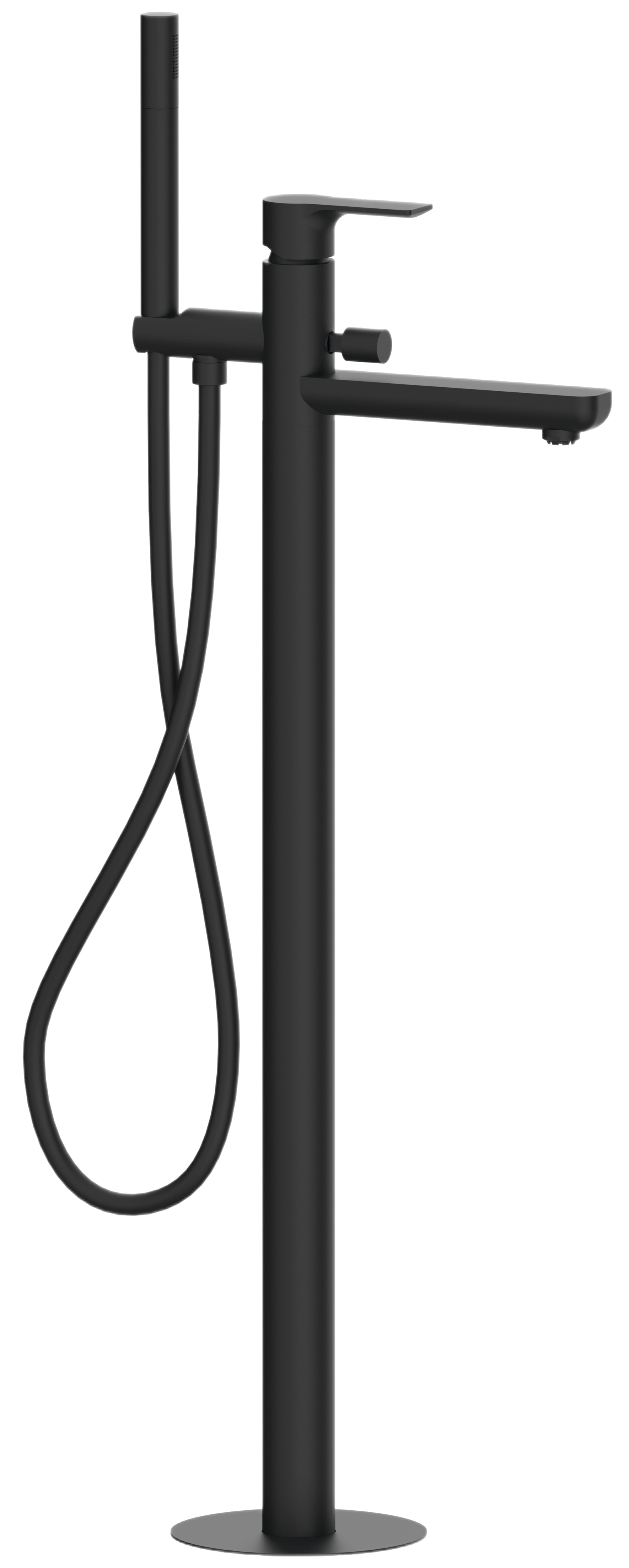 Смеситель для ванны Remer Energy EY08NO, черный матовый