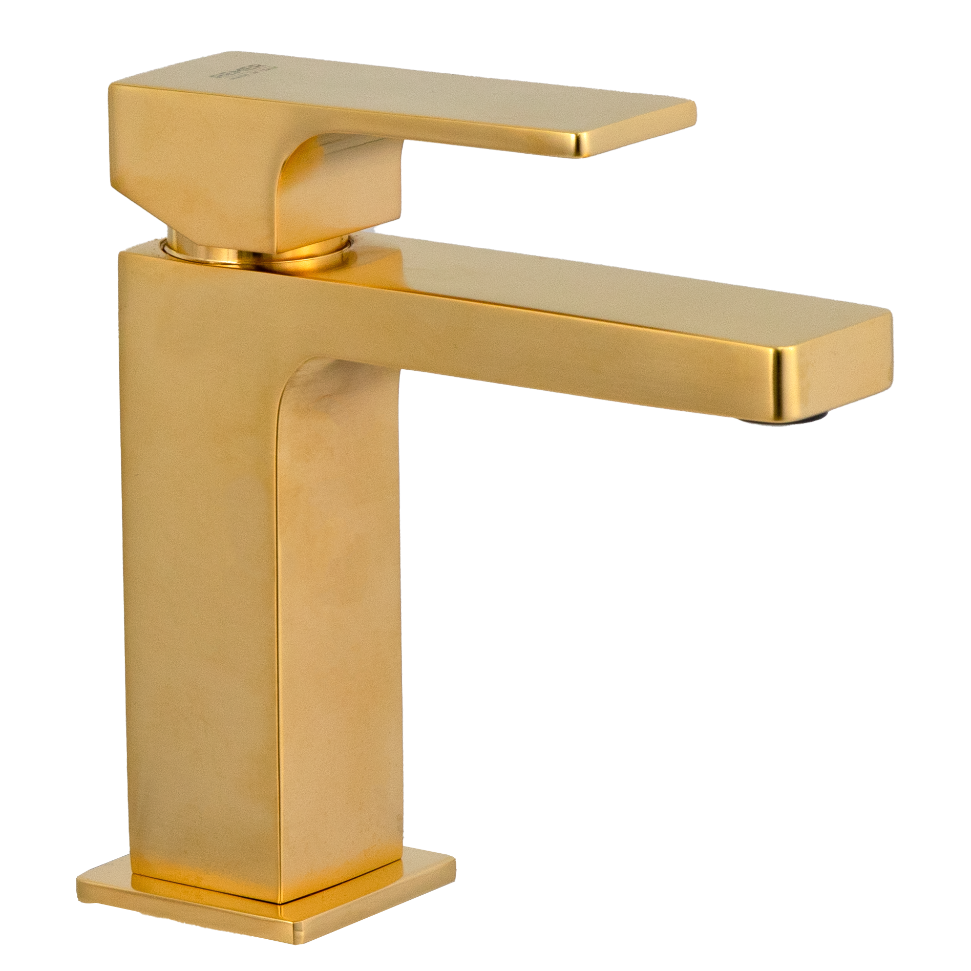 Смеситель для раковины Remer Absolute AU12BG, золото брашированное