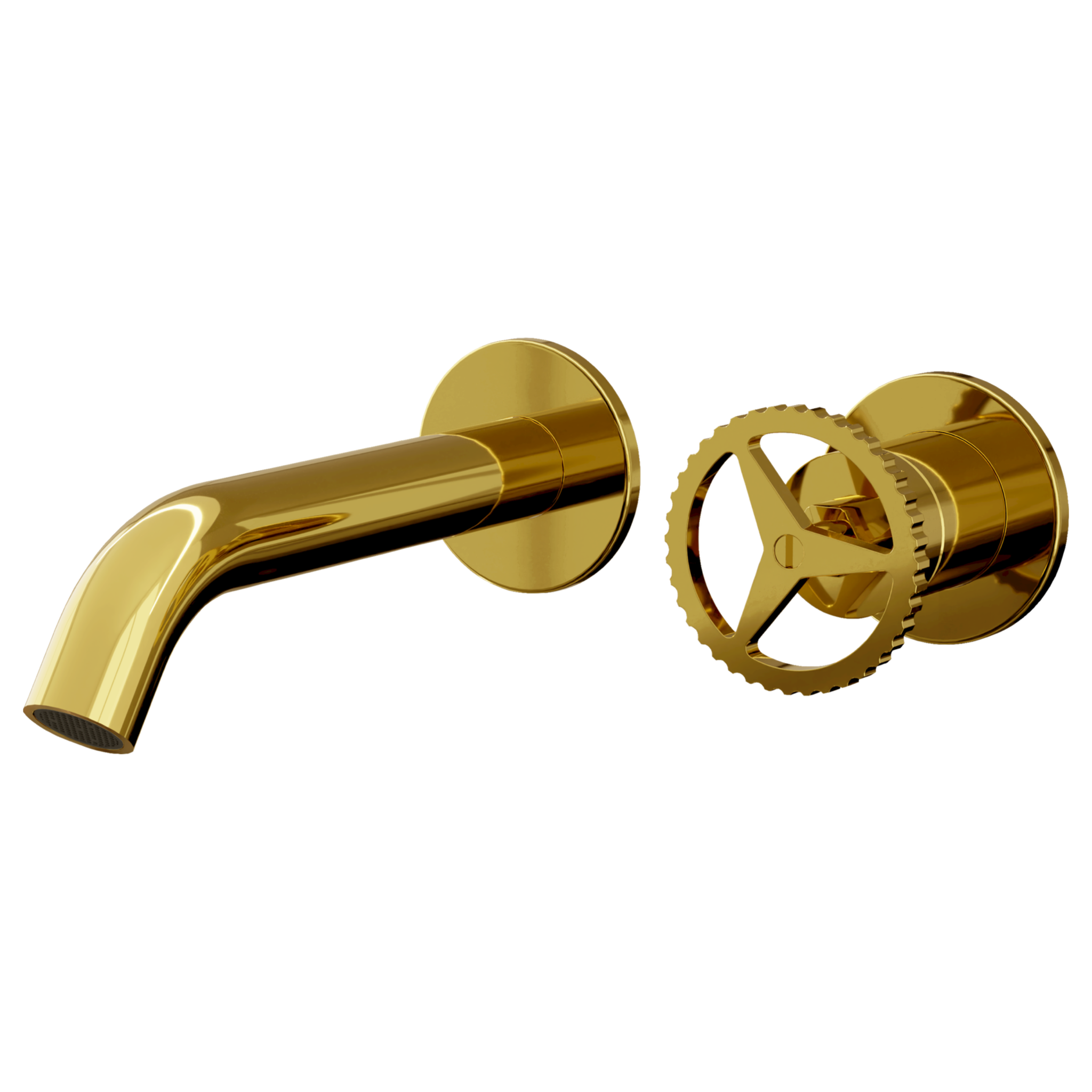 Смеситель для раковины Remer Chrono CH15PLWBDO, золото глянцевое