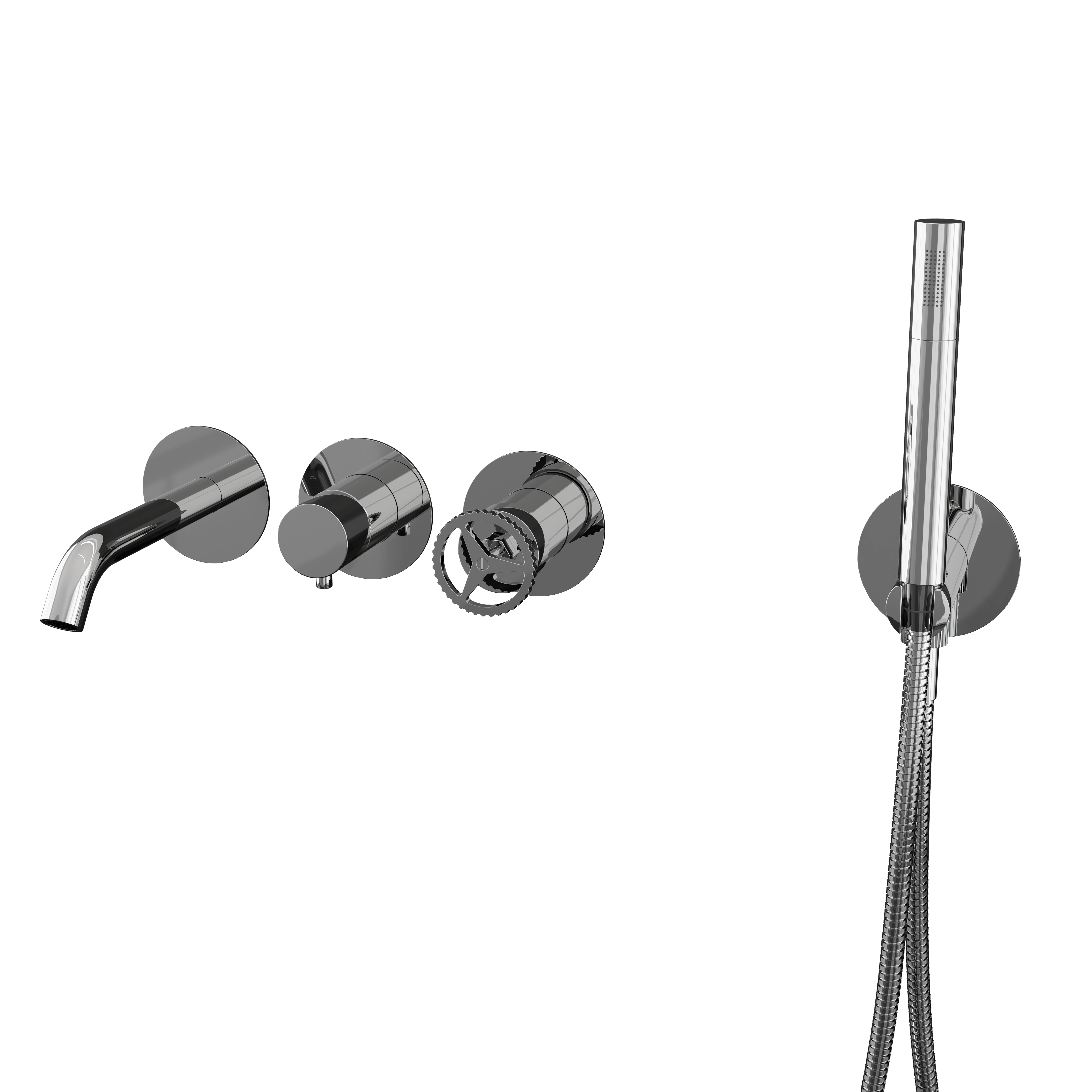 Смеситель для ванны Remer Chrono CH53D2P