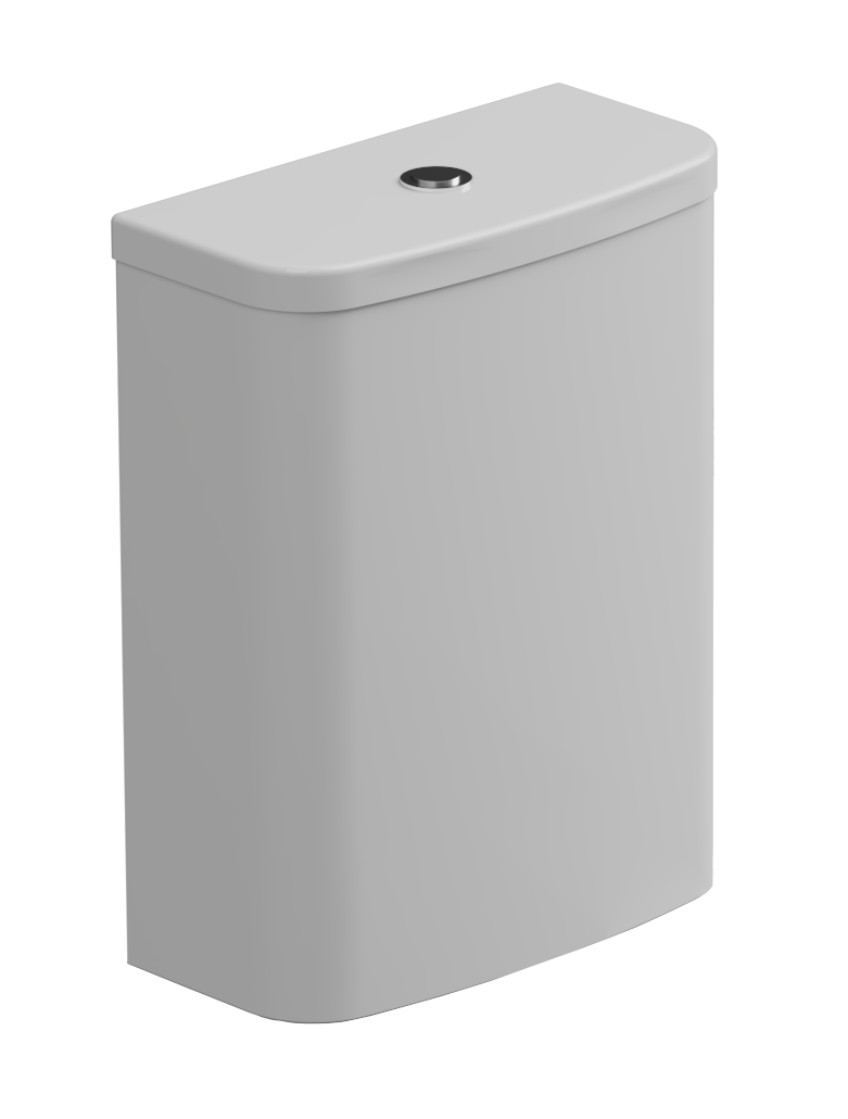 Бачок для напольного унитаза с механизмом смыва GSG Ceramic Design Like LKCIMBL000 + ACS82, белый глянцевый