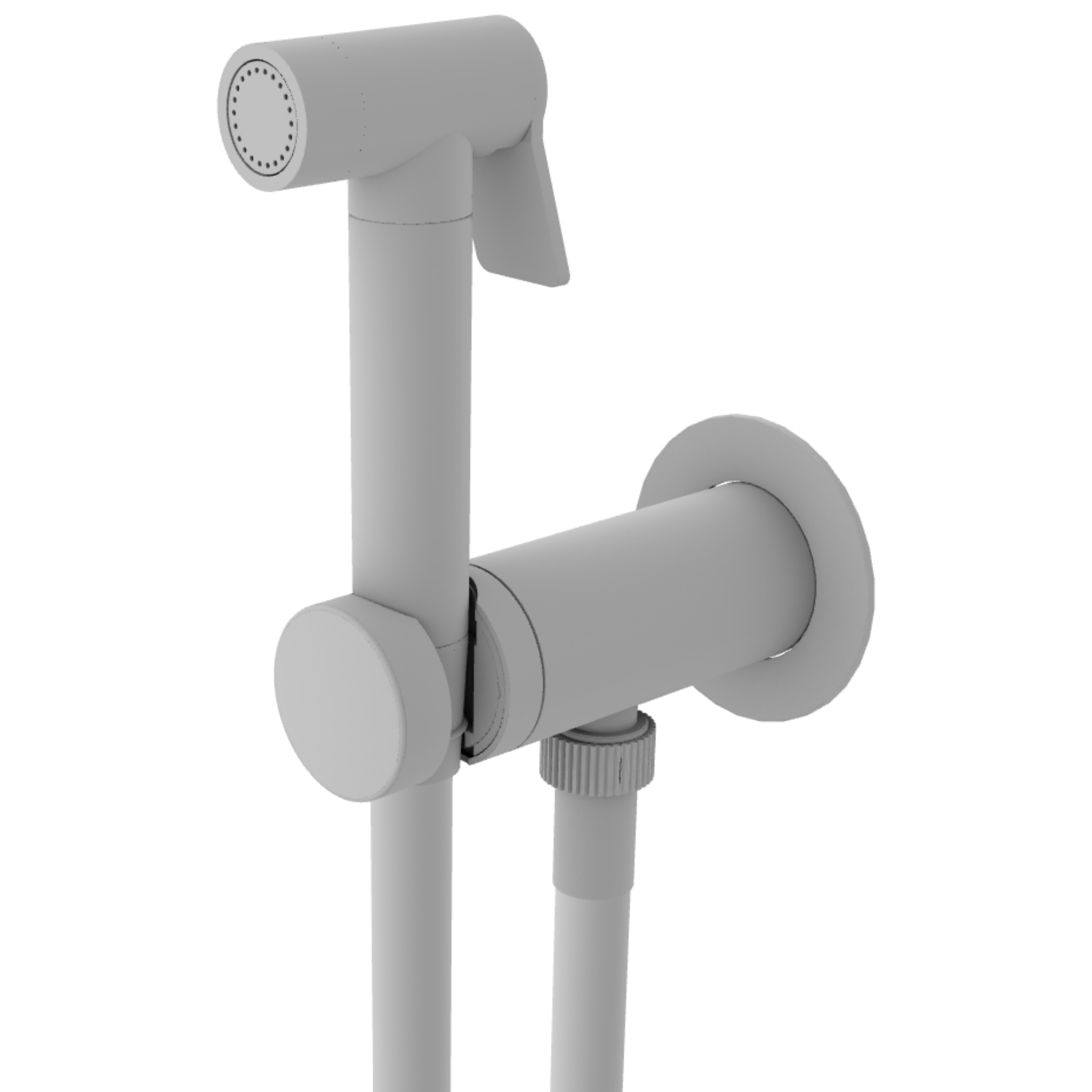 Гигиенический душ со смесителем Remer X Style X61POEWBBO, белый матовый