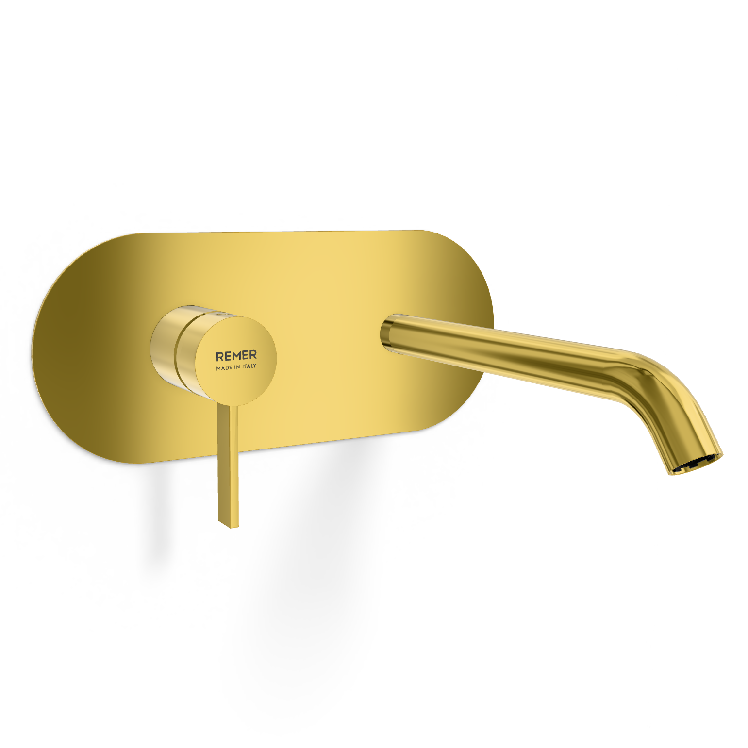 Смеситель для раковины Remer Metrica MC15WBDO, золото глянцевое