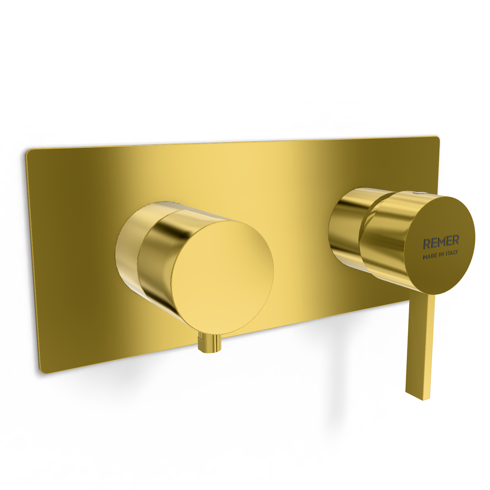 Смеситель для душа Remer Metrica MC93ZWBDO, золото глянцевое