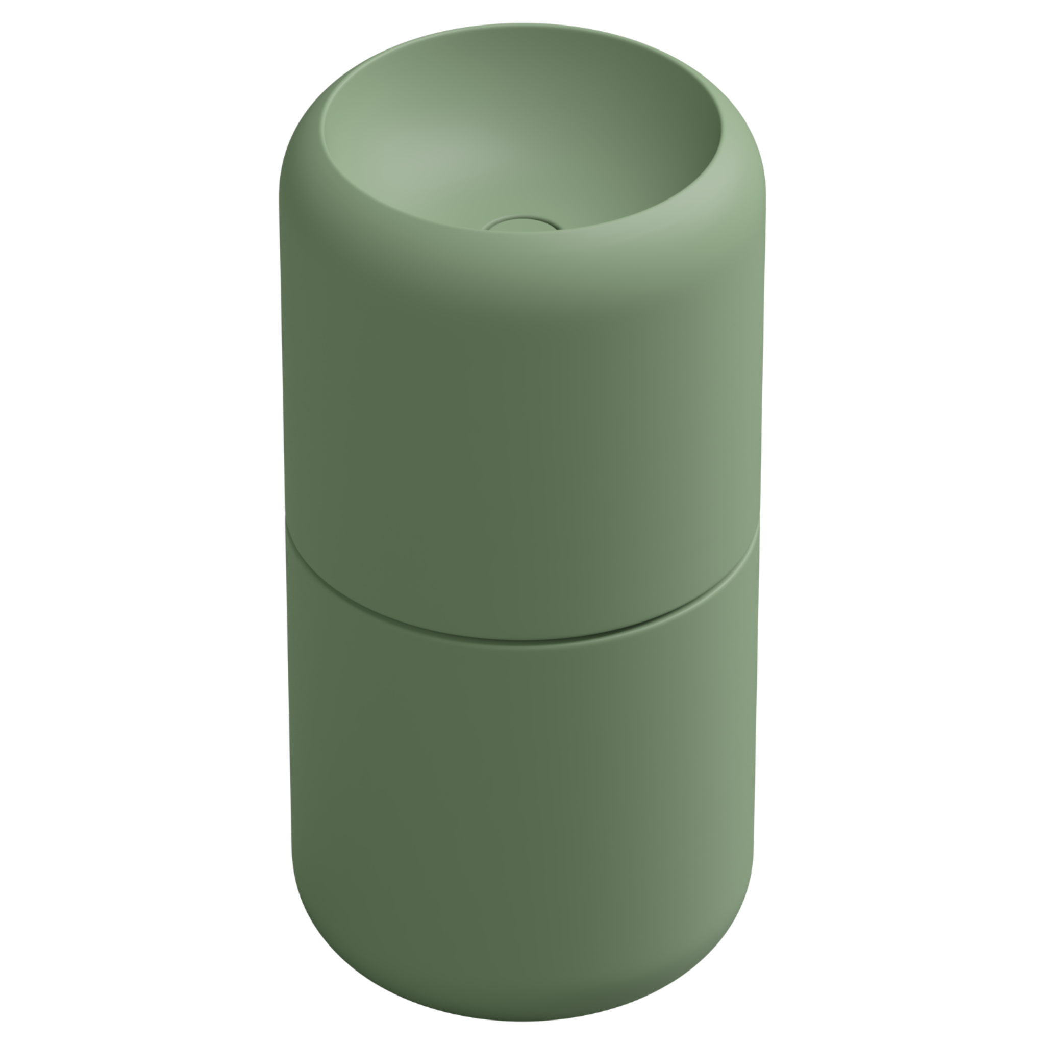 Раковина напольная 42 см GSG Ceramic Design Petra PELAVCOLFS031, Salvia Matt