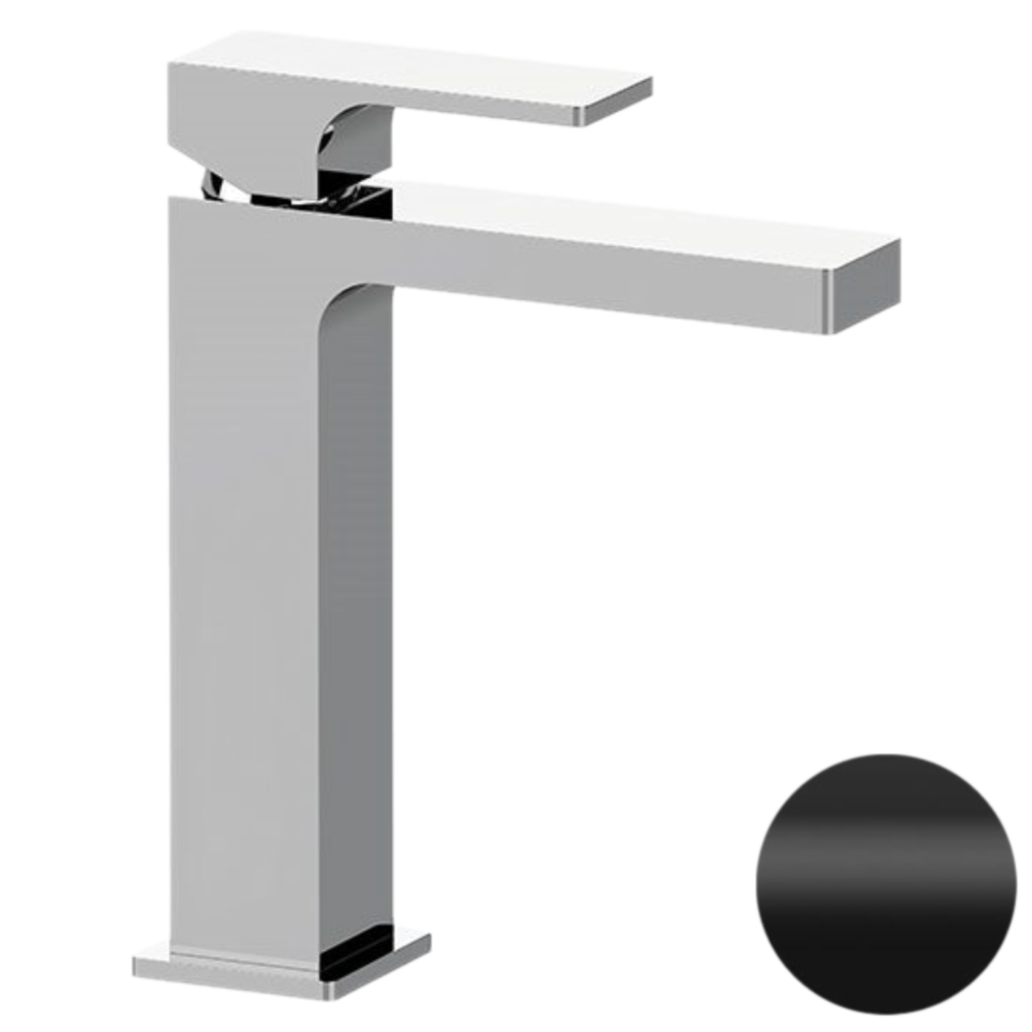 Смеситель для раковины Remer Absolute AU12ANO, черный матовый