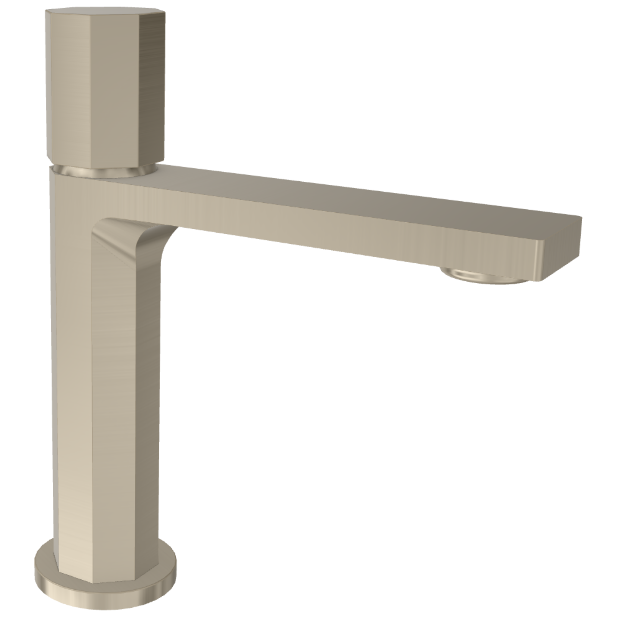 Смеситель для раковины Remer Ottagono ON12AXV, сталь