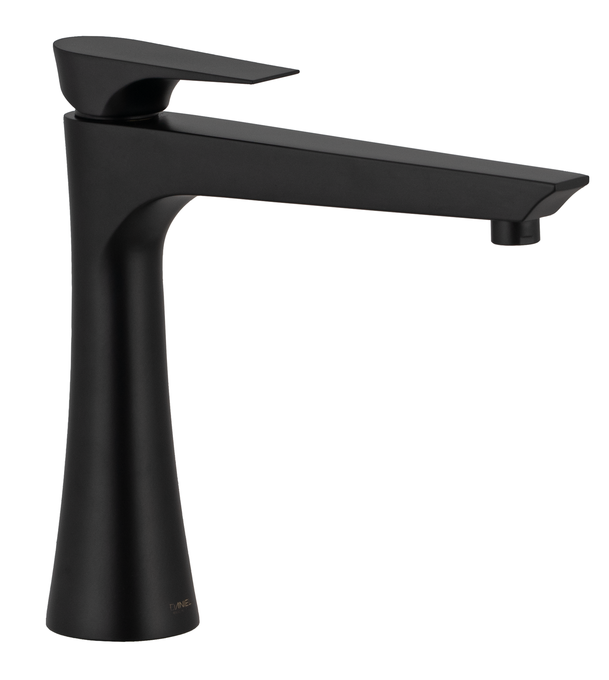 Смеситель для раковины Daniel Diva DV607B15, чёрный матовый