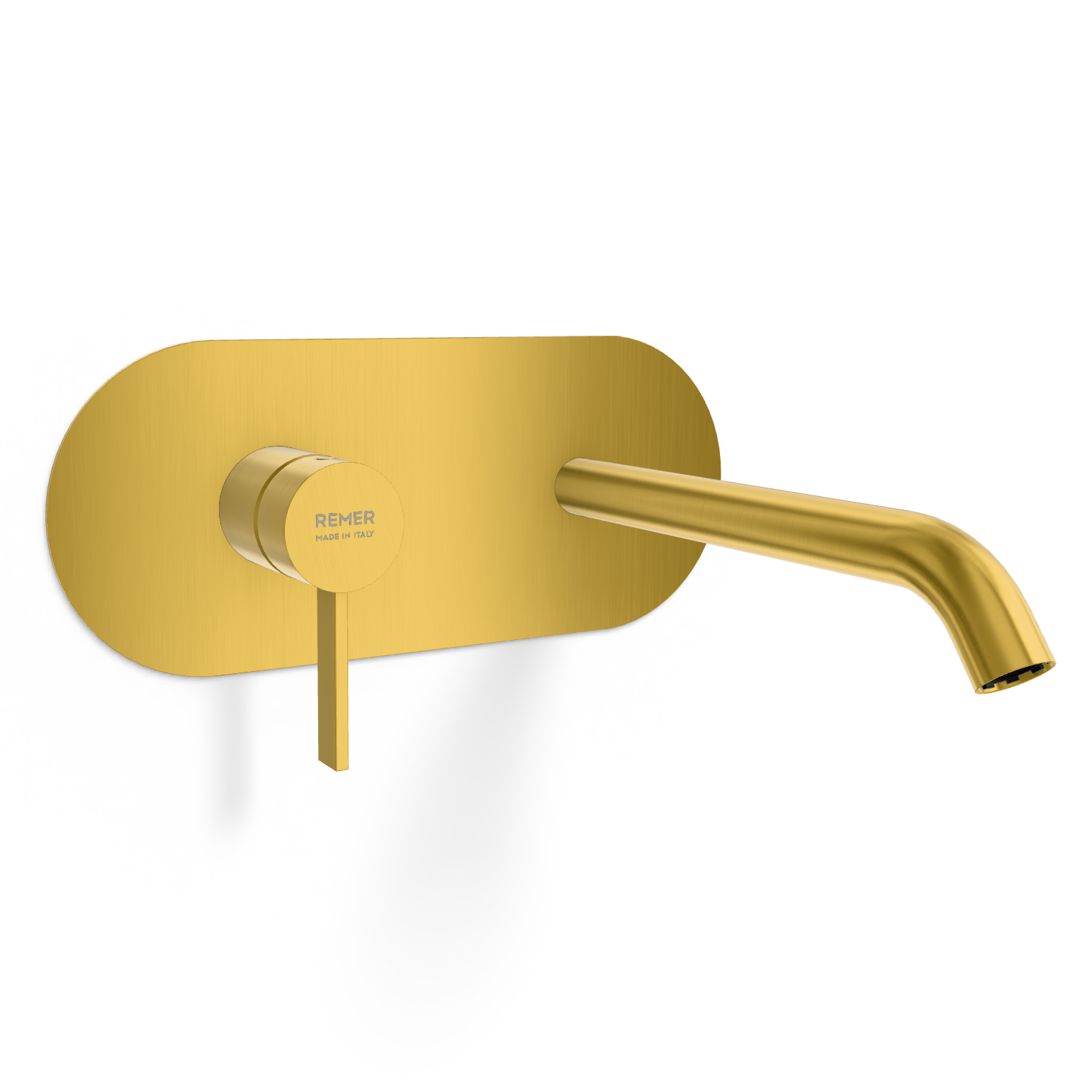 Смеситель для раковины Remer Metrica MC15WBBG, золото брашированное