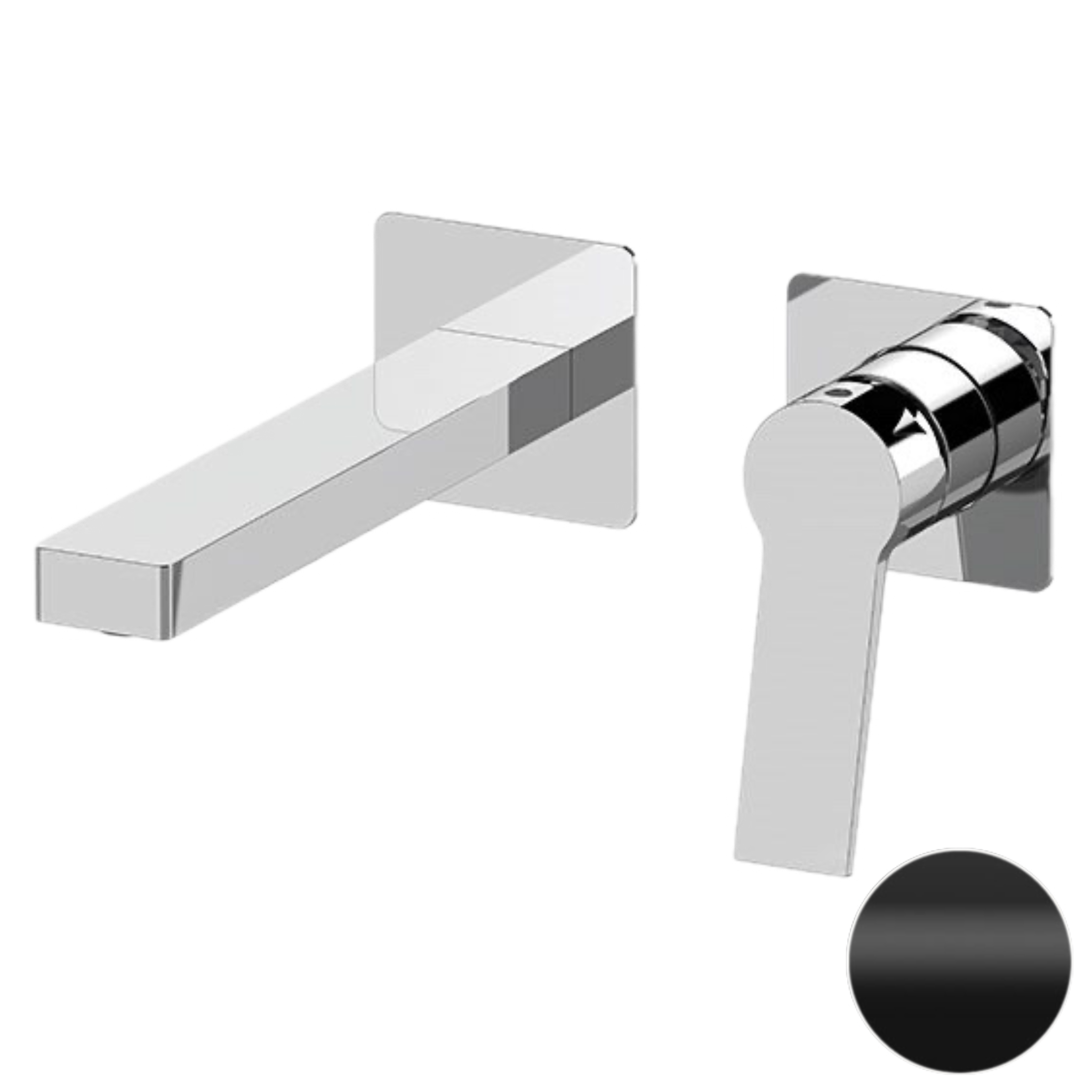 Смеситель для раковины Remer Slash SL15PNO, черный матовый