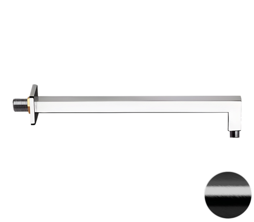 Кронштейн для верхнего душа 30 см Remer 348S30CFP, черный брашированный хром