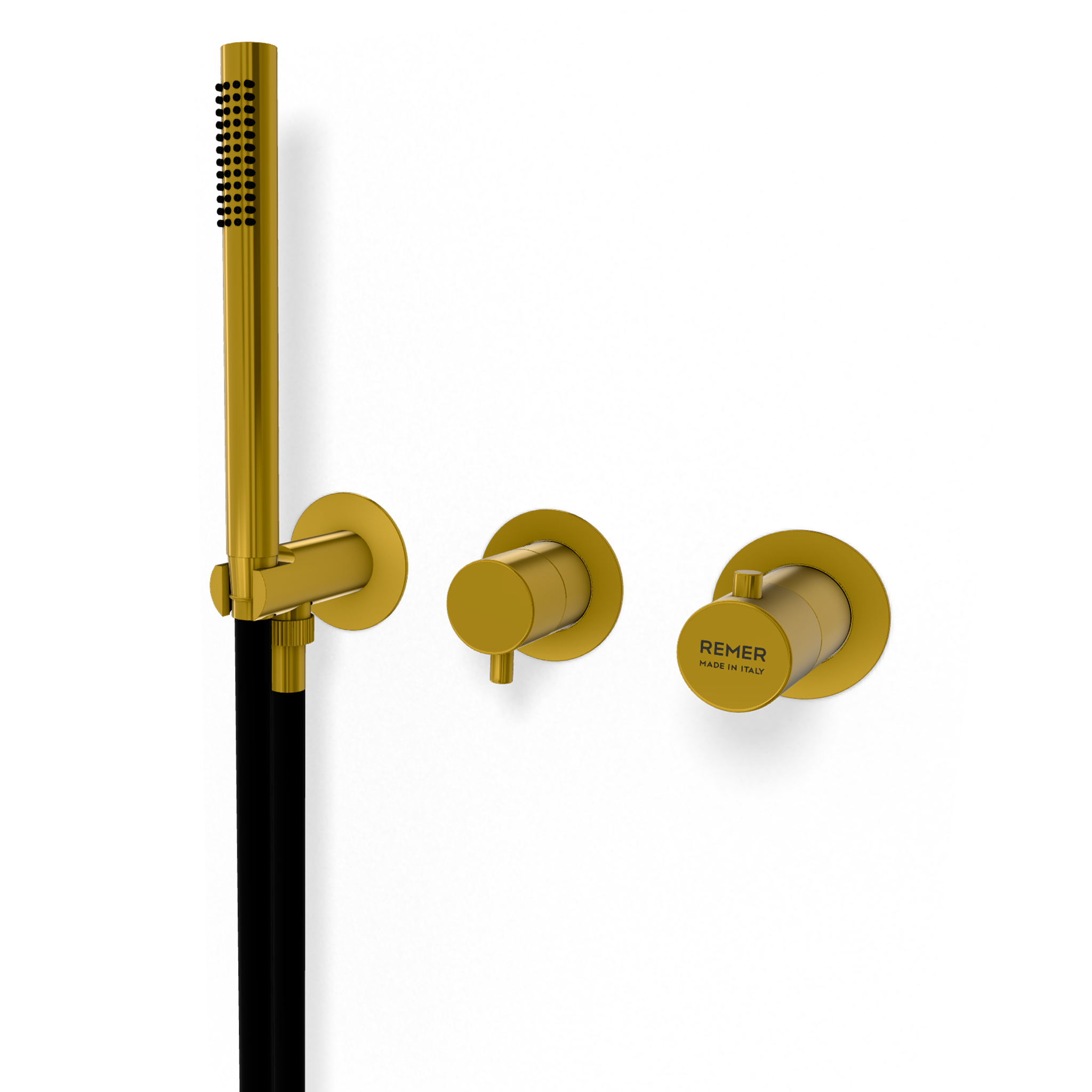 Смеситель для душа Remer X Style XT97D3PWBGP, золото глянцевое PVD