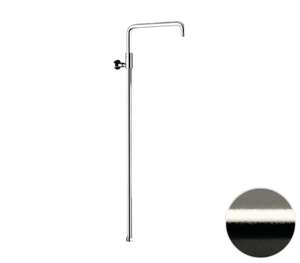 Душевая колонна телескопическая Remer 330A7DCESDEVNP, никель брашированный