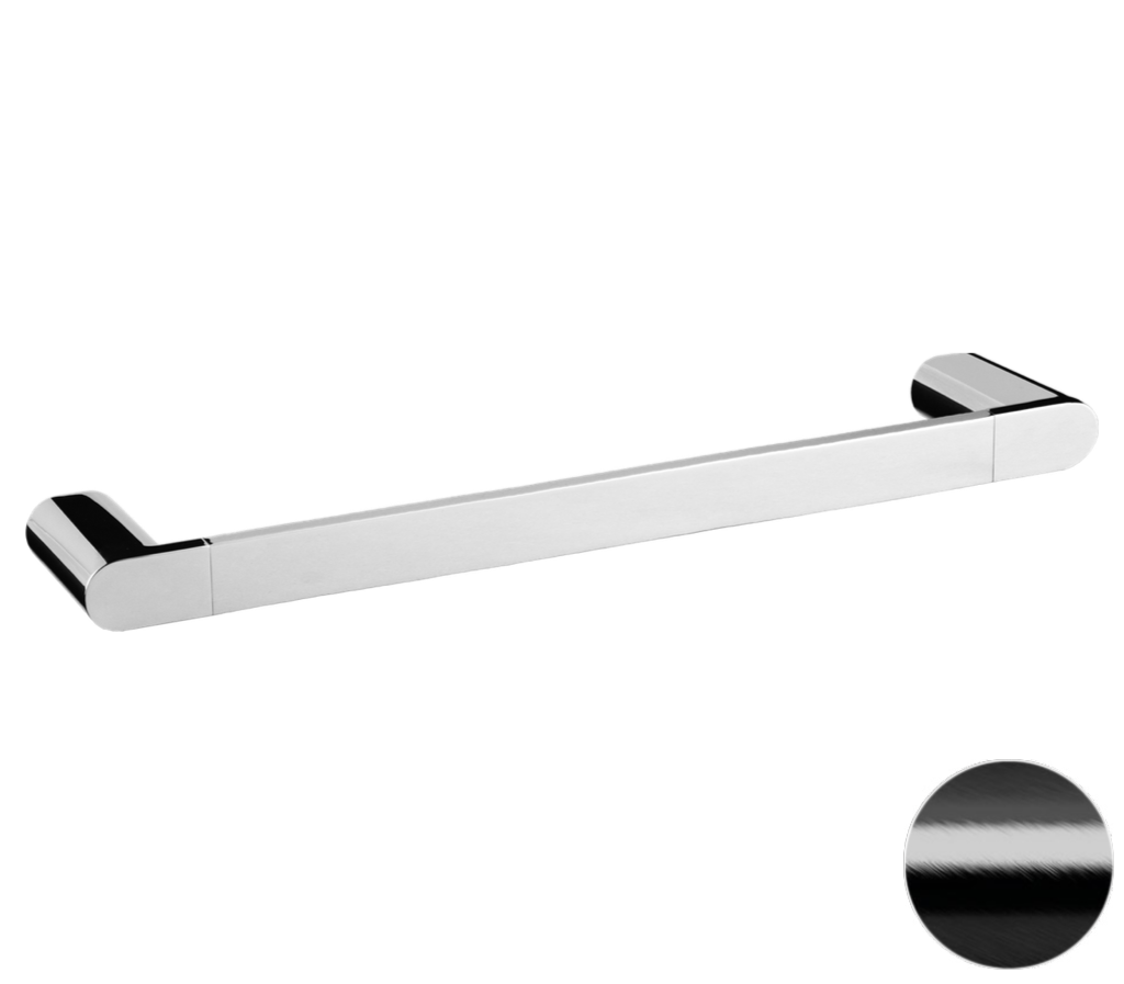Полотенцедержатель 40 см Remer Lounge LN40СFP, черный брашированный хром