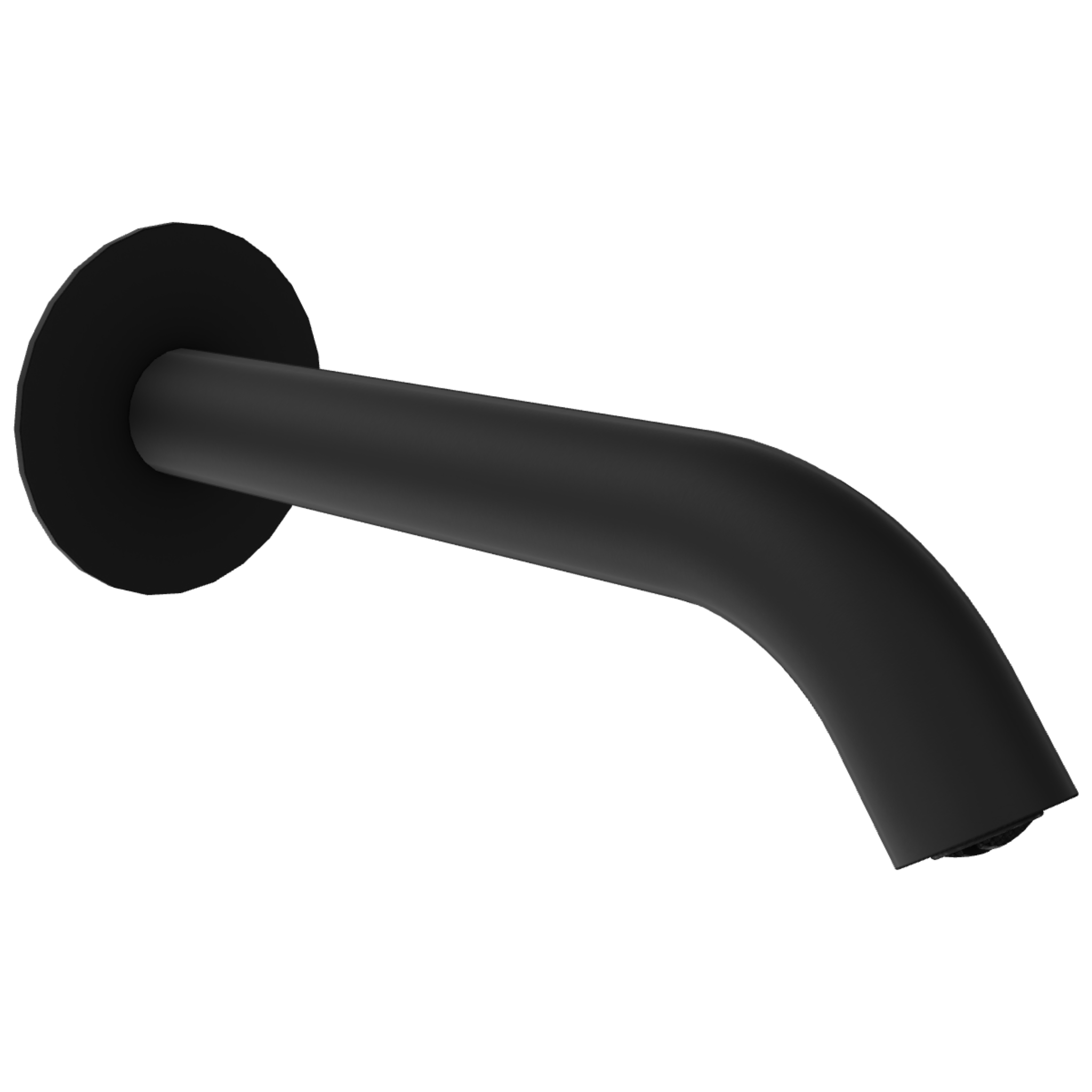 Излив настенный 16 см Remer X Style 91X70NO, черный матовый