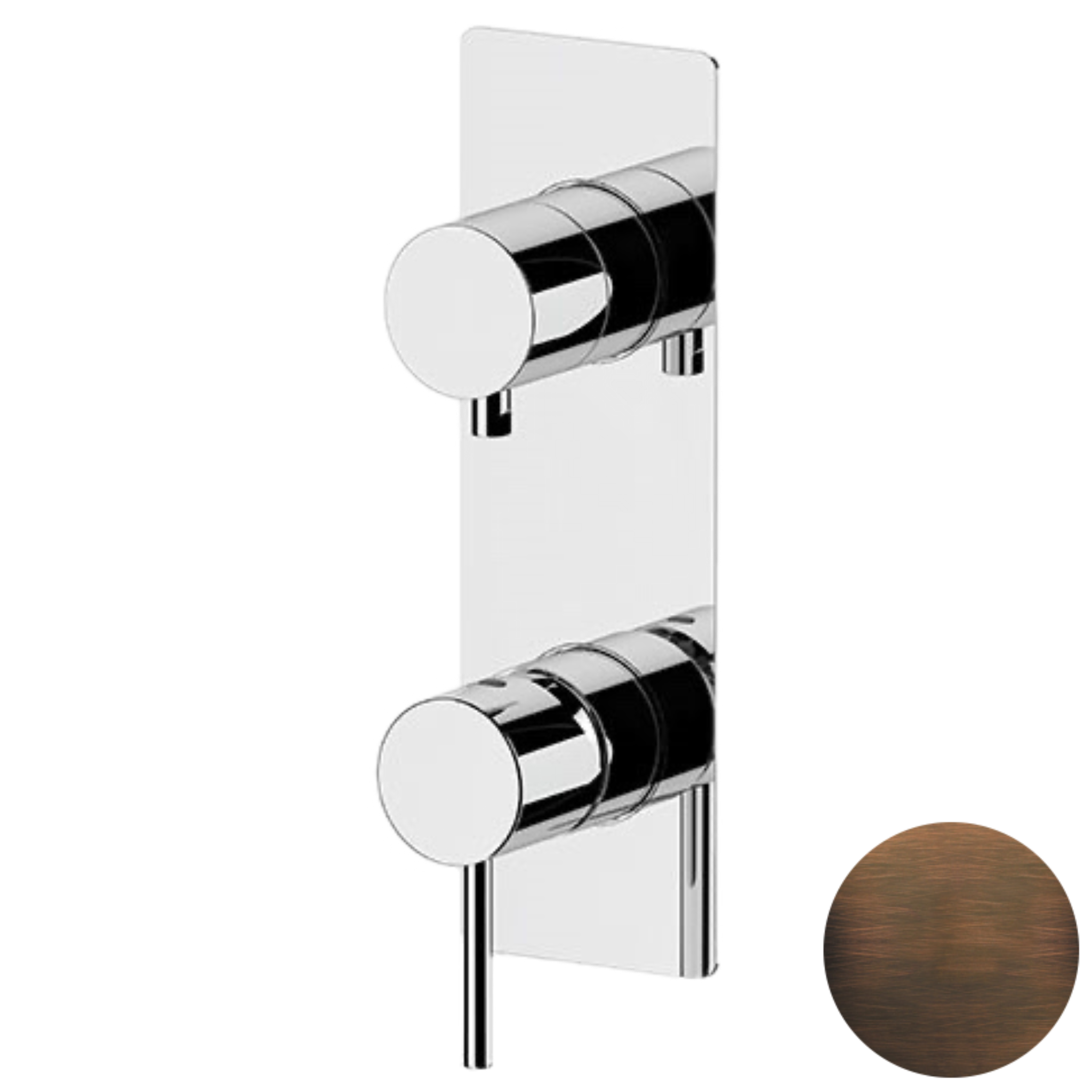 Смеситель для душа Remer X Style X92WBBR, бронза масляная