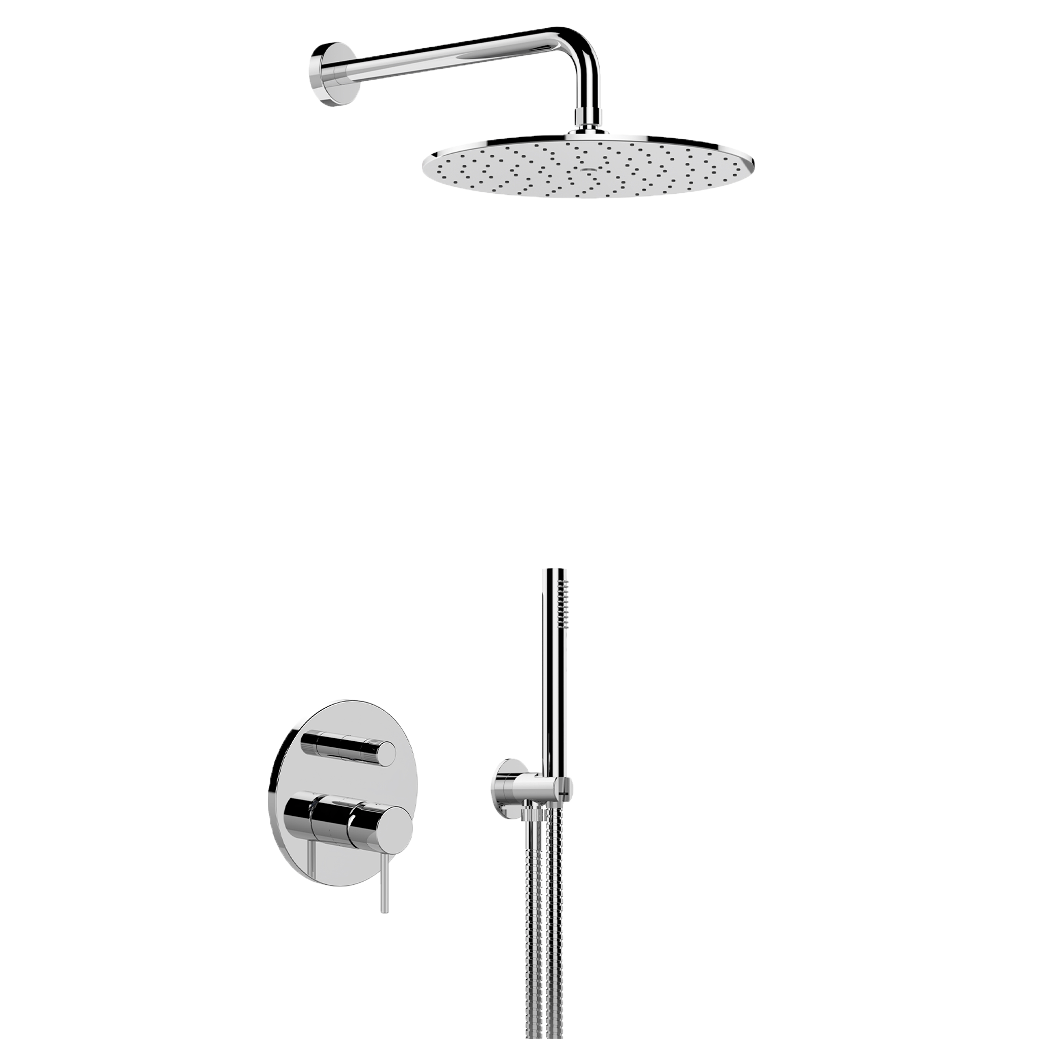 Душевая система  с ручным душем, шлангом и верхним душем Mariani NEXT B0016BNSTA30
