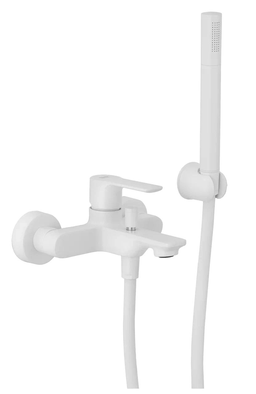 Смеситель для ванны Remer Energy EY02BO, белый матовый