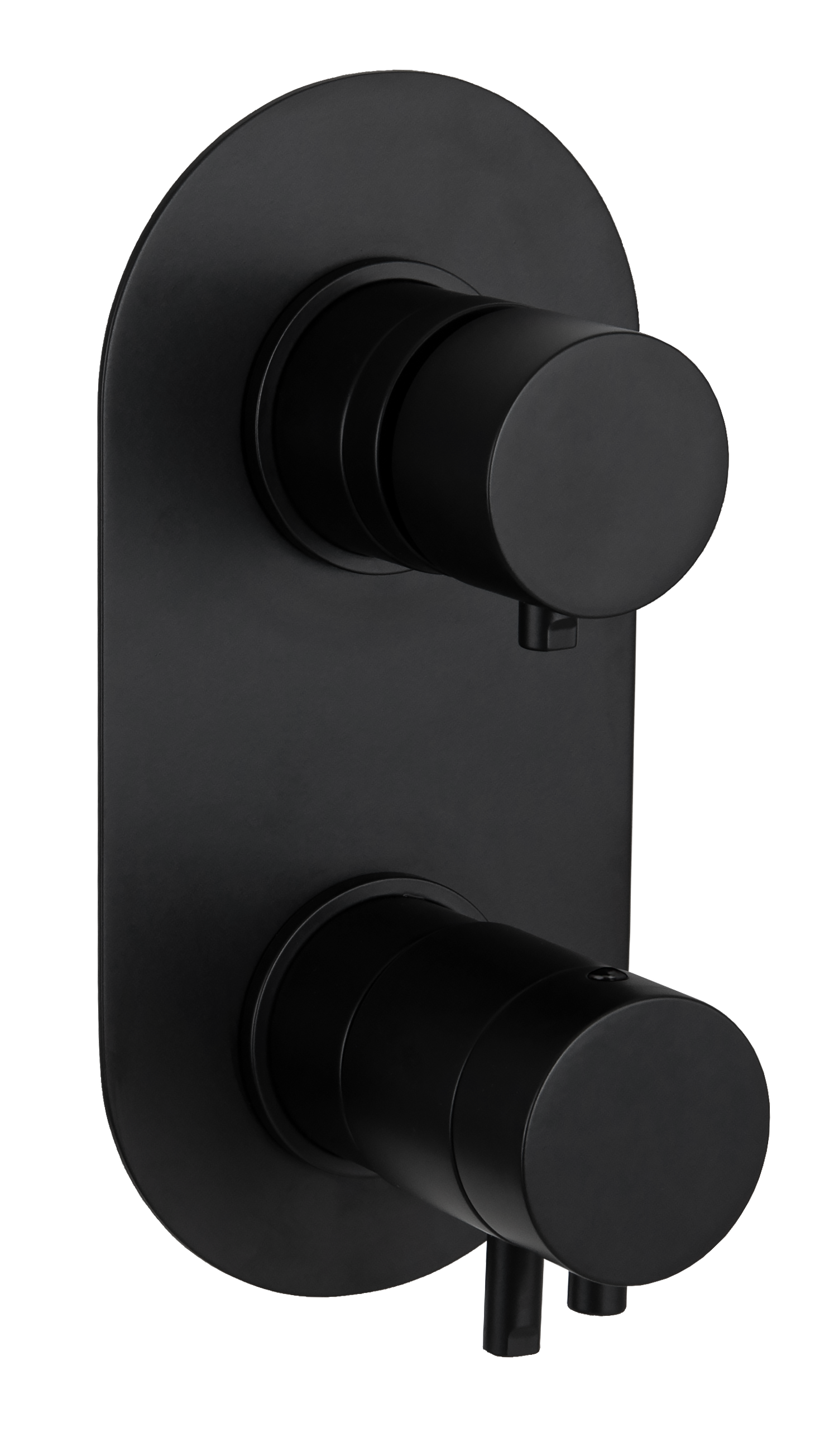 Смеситель термостатический для душа Remer Elegance NT92NO, черный матовый