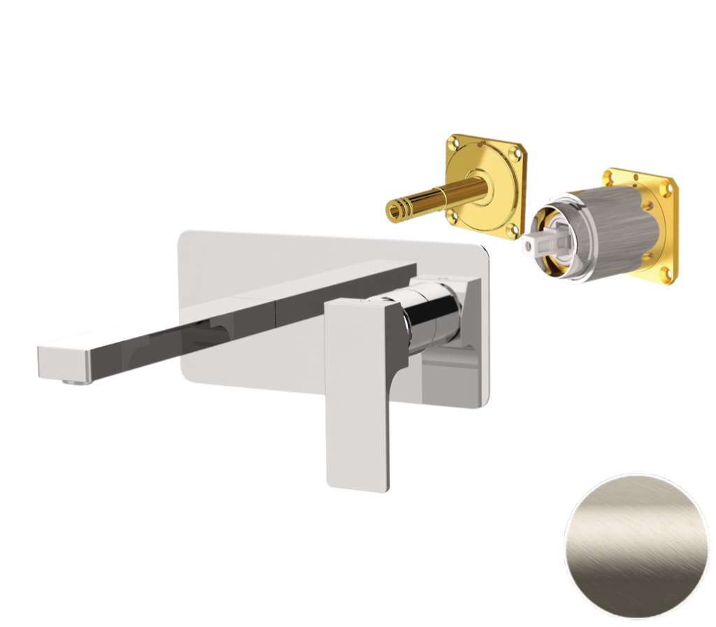 Смеситель для раковины Remer Absolute AU15KBXV, сталь