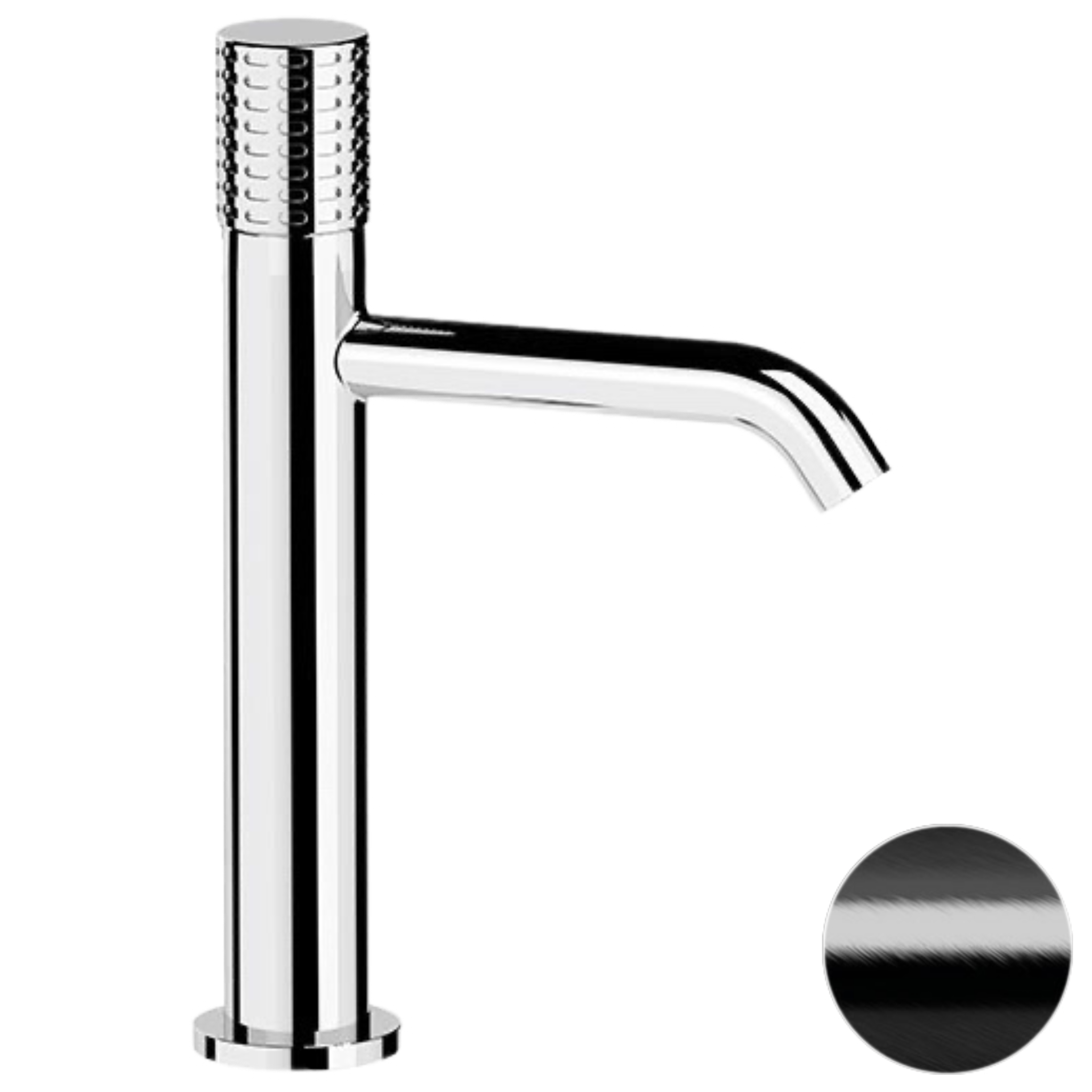 Смеситель для раковины Remer Celebrity CEC12ACFP, черный брашированный хром