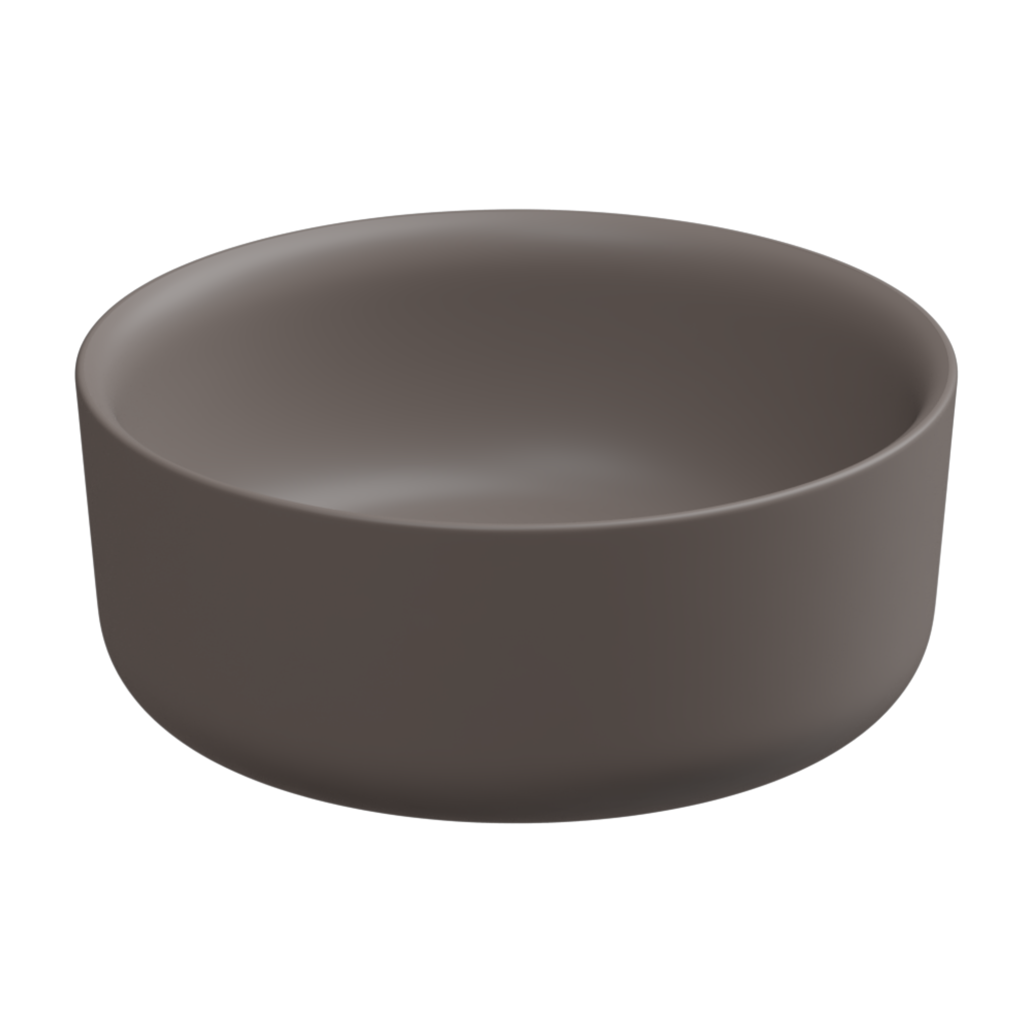 Раковина накладная 42 см GSG Ceramic Design Hit! HILAVRO42029, Tortora Matt