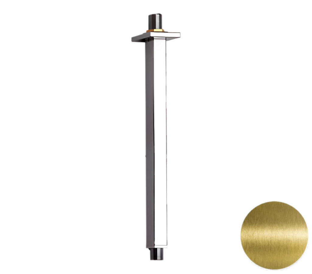 Кронштейн потолочный для верхнего душа 30 см Remer 347S30VO, состаренная латунь