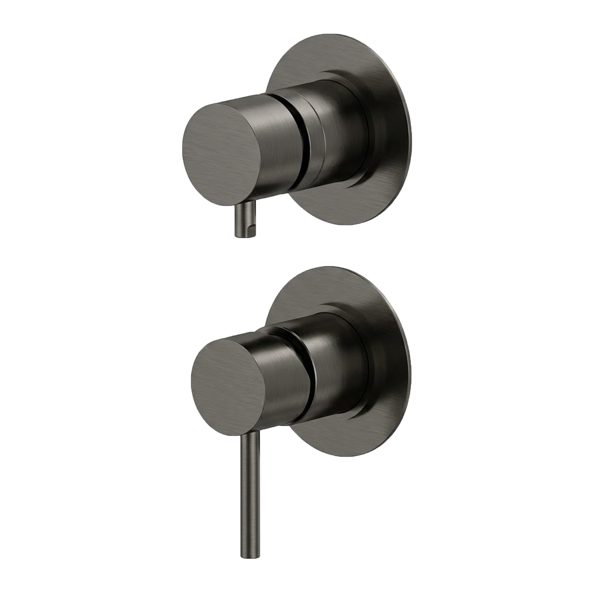 Смеситель для душа Daniel Tokyo Steel SSTX612D2PGM, черный брашированный PVD