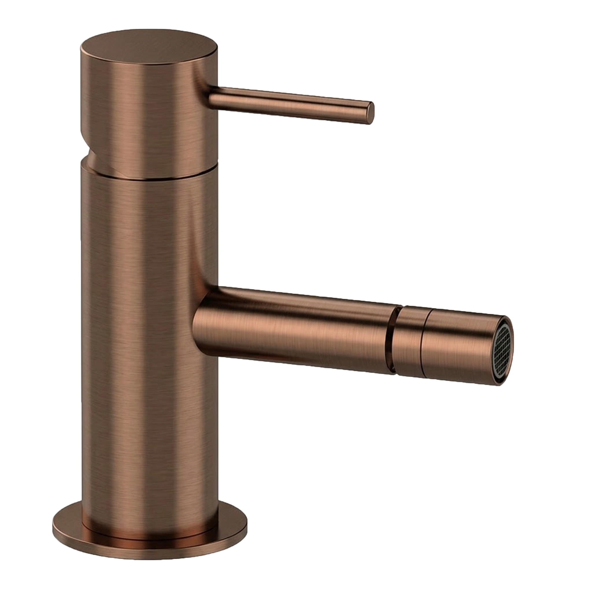 Смеситель для биде Daniel Tokyo Steel SSTX604BNCU, медь брашированная PVD