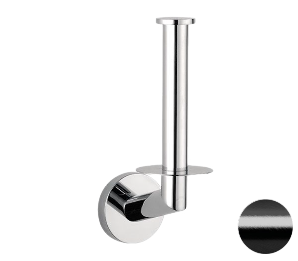 Бумагодержатель Remer Guest GS62CFP, черный брашированный хром